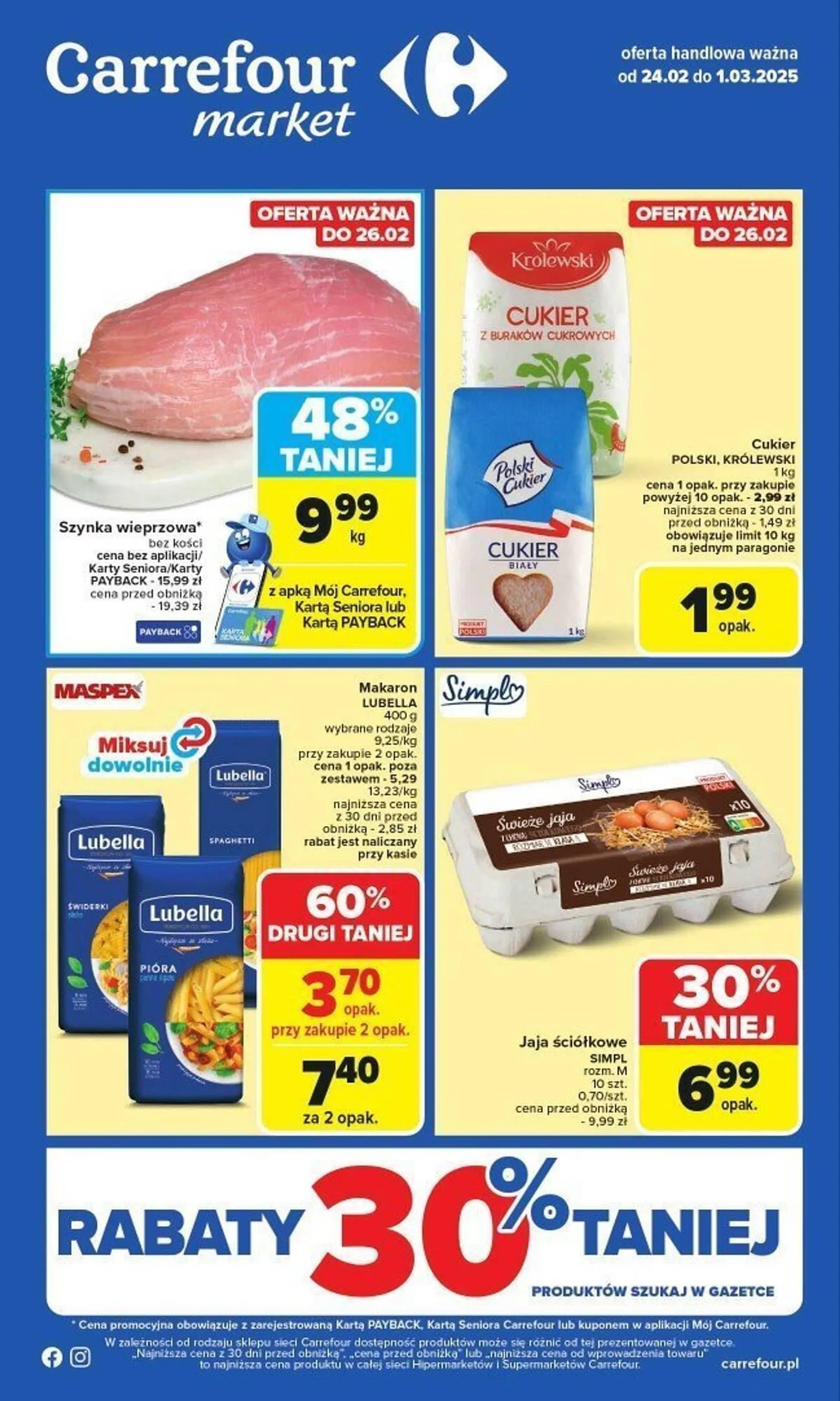 Gazetka Carrefour Market gazetka od 24 lutego do 1 marca 2025 - Strona 1