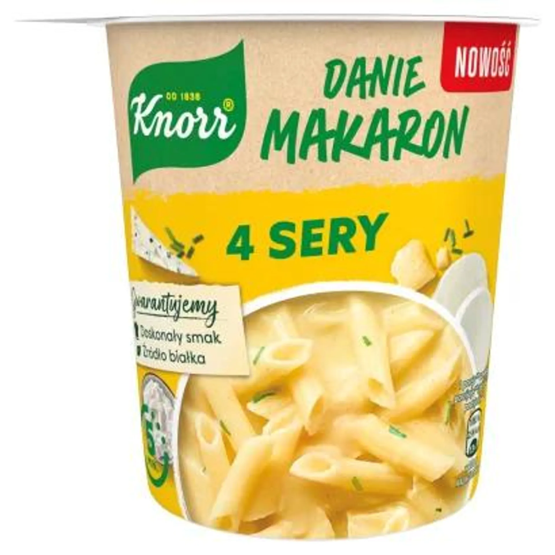 Knorr - Danie makaron z sosem 4 sery
