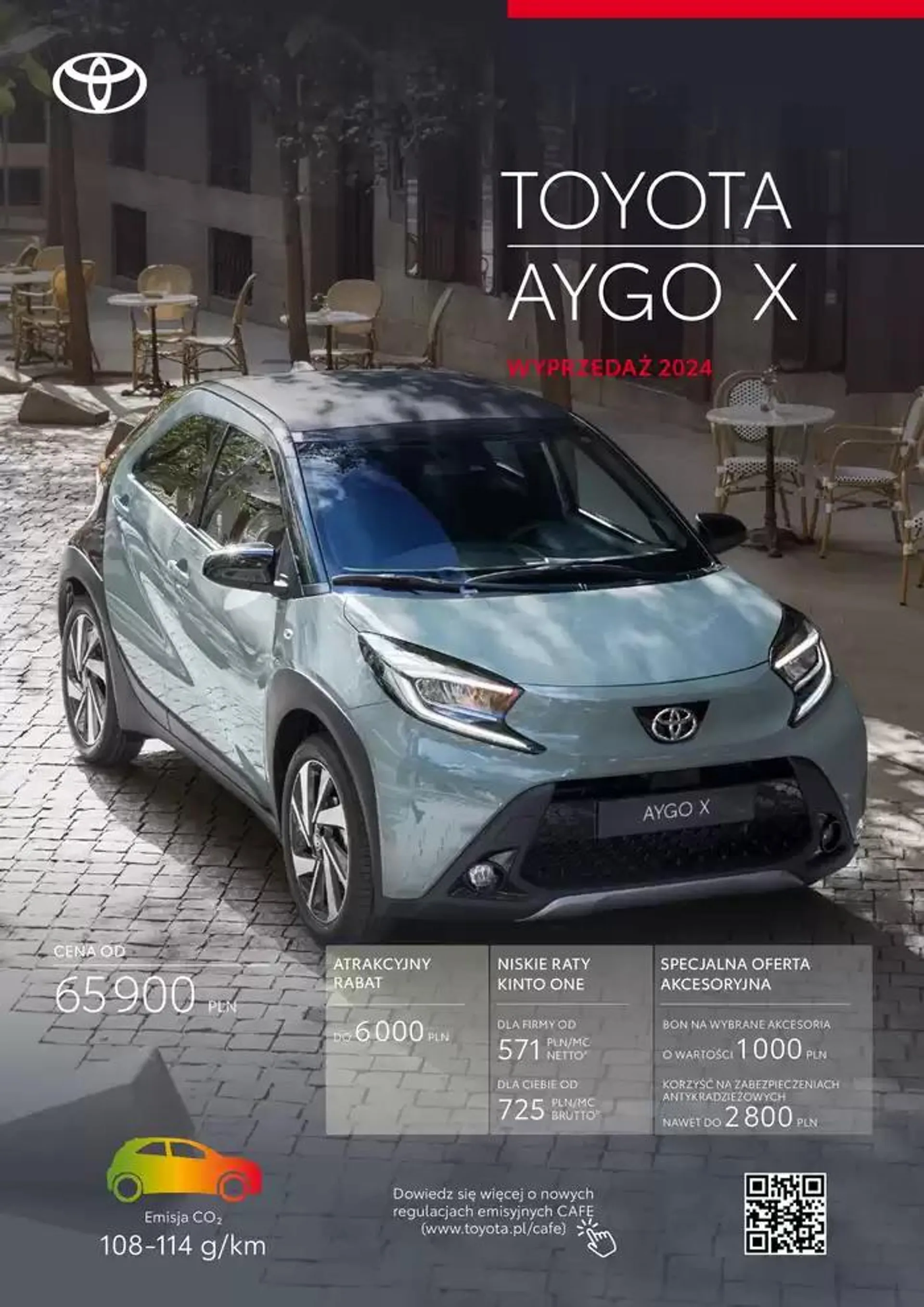 Gazetka Toyota AYGO X  od 31 stycznia do 31 grudnia 2025 - Strona 1