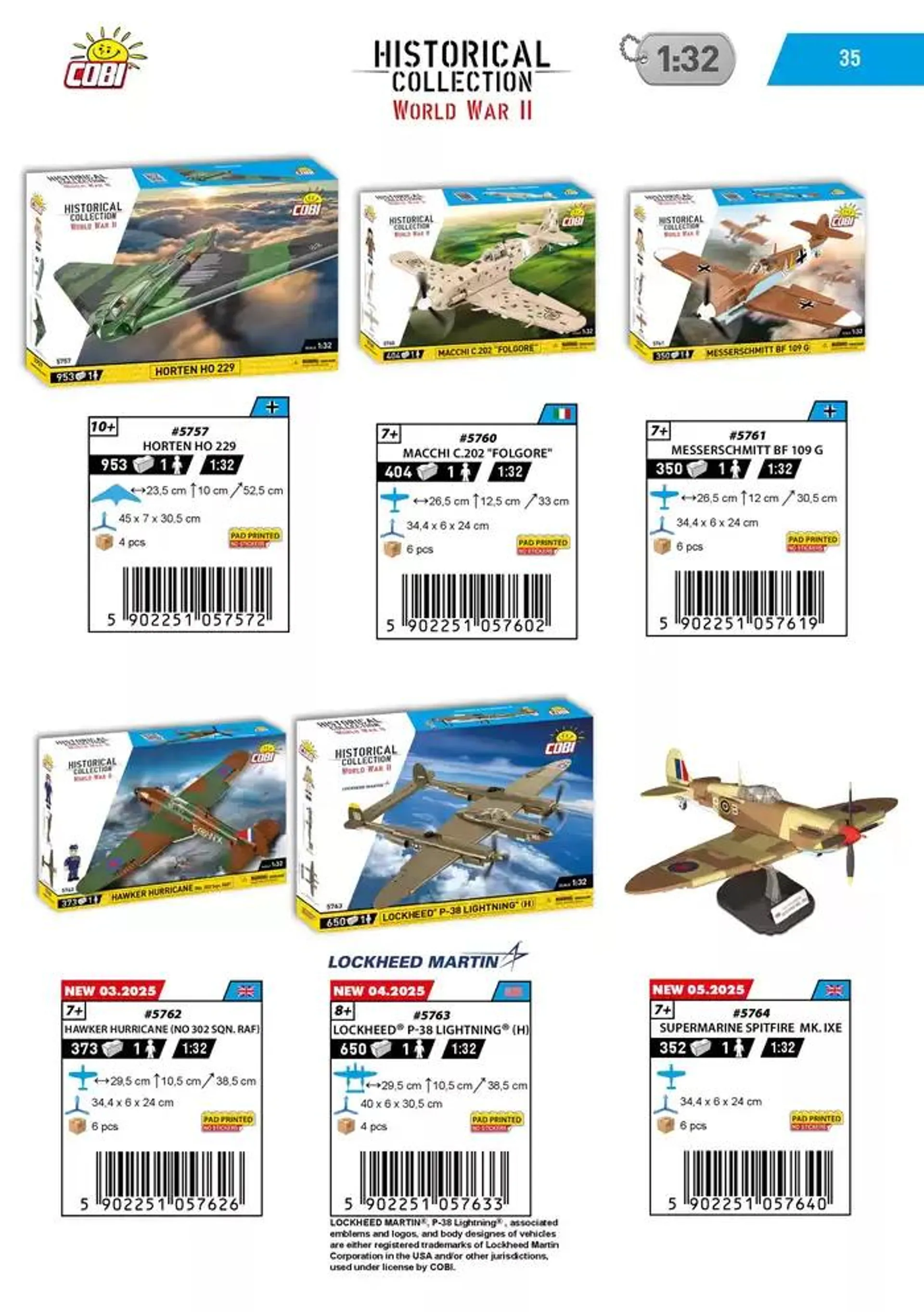 Katalog klocków Cobi 1/2025 - 35