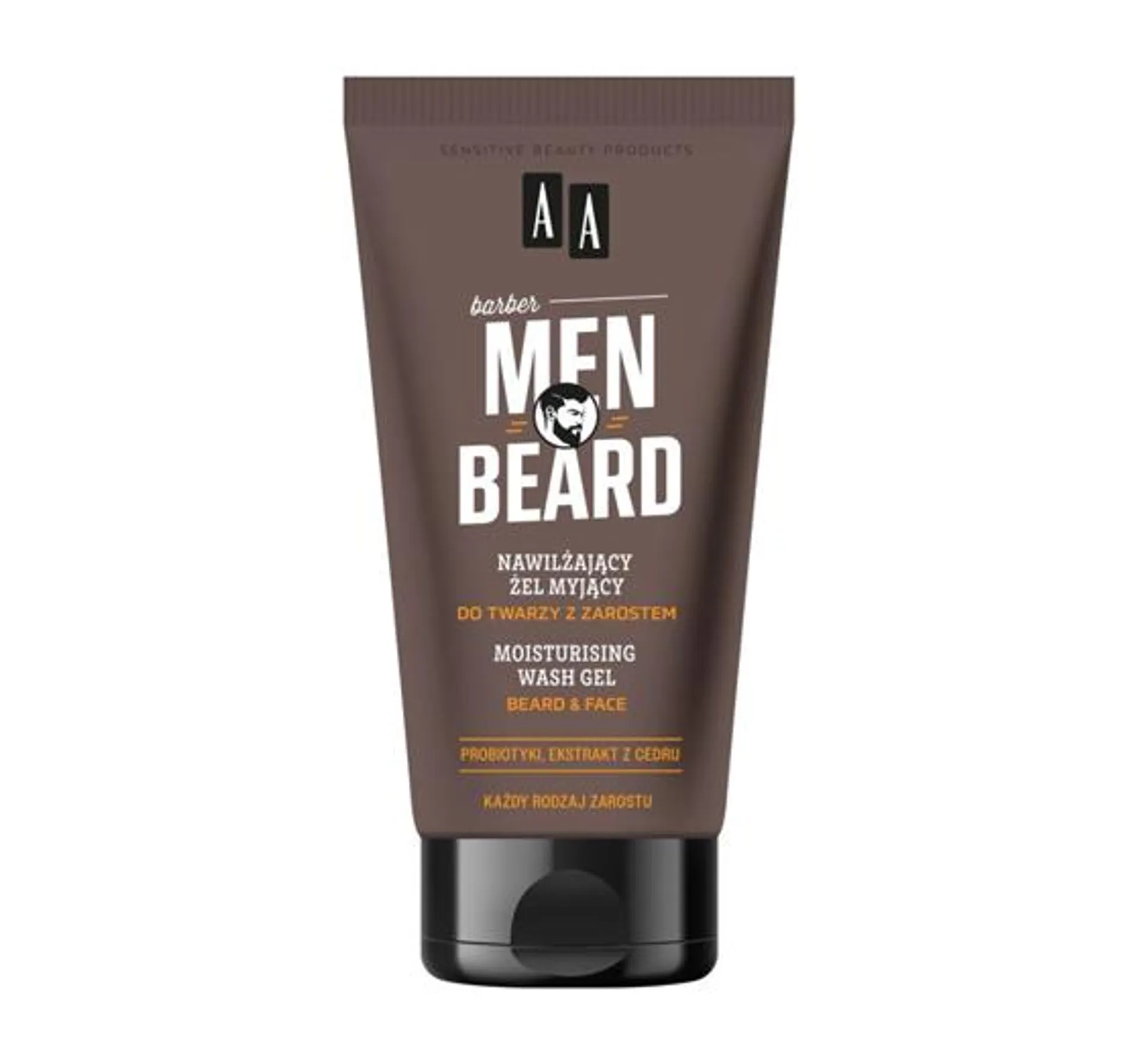 AA MEN BEARD ŻEL MYJĄCY DO TWARZY Z ZAROSTEM 150ML