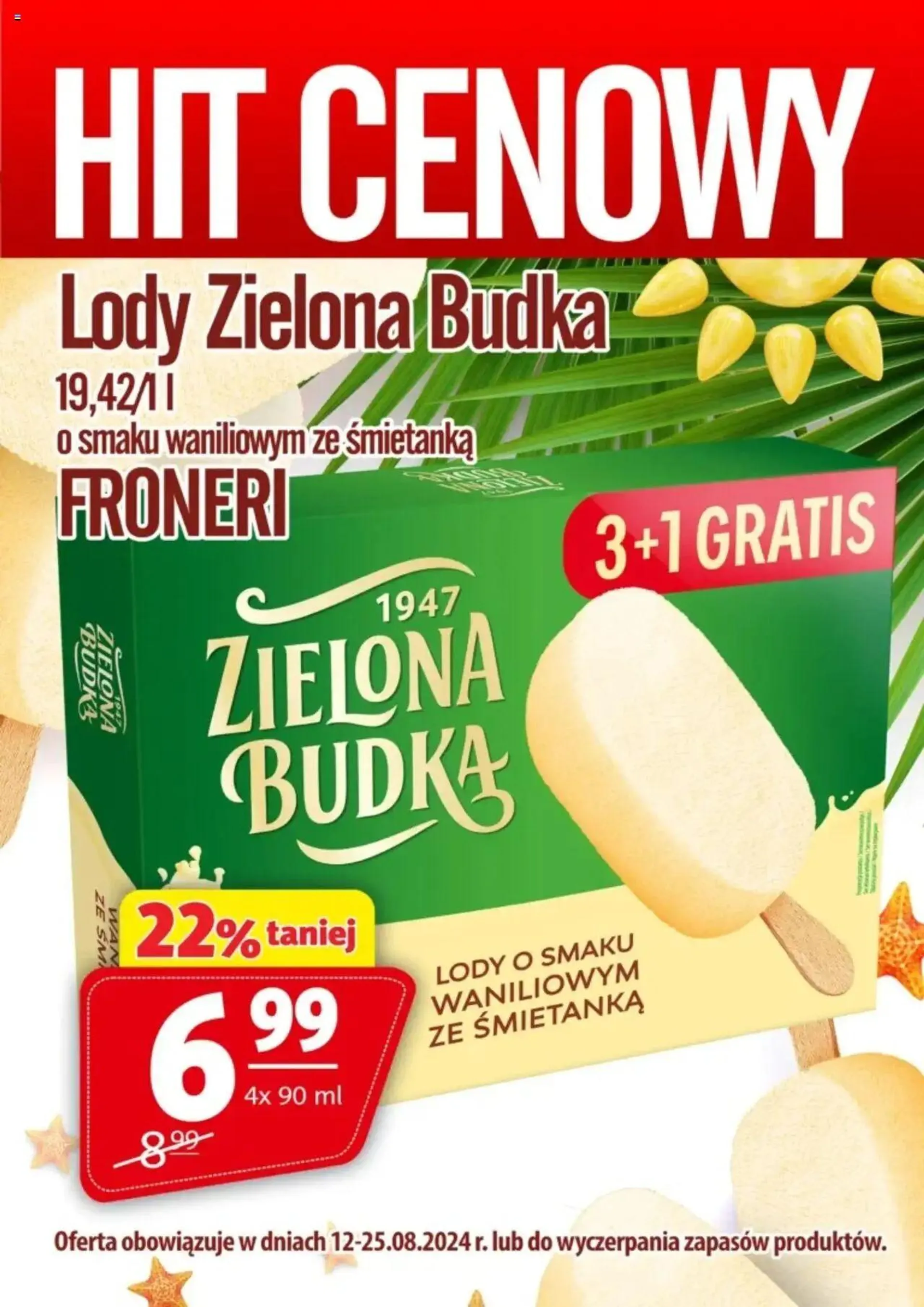 Prim Market Promocja - Lody Zielona Budka - 0