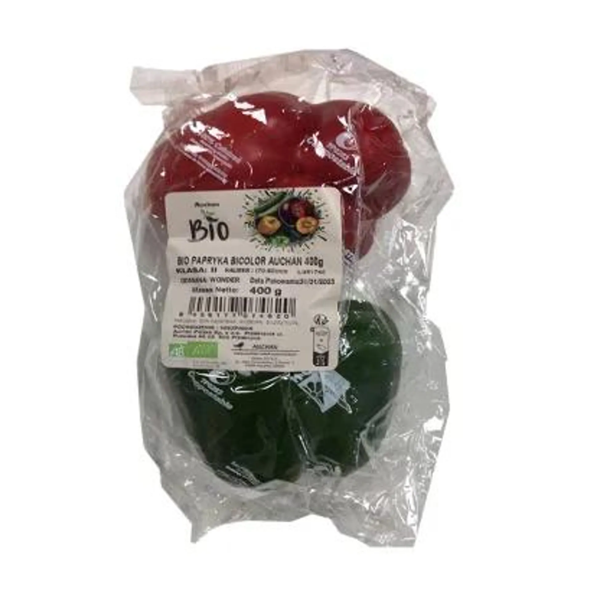 Auchan - BIO Papryka Bicolor