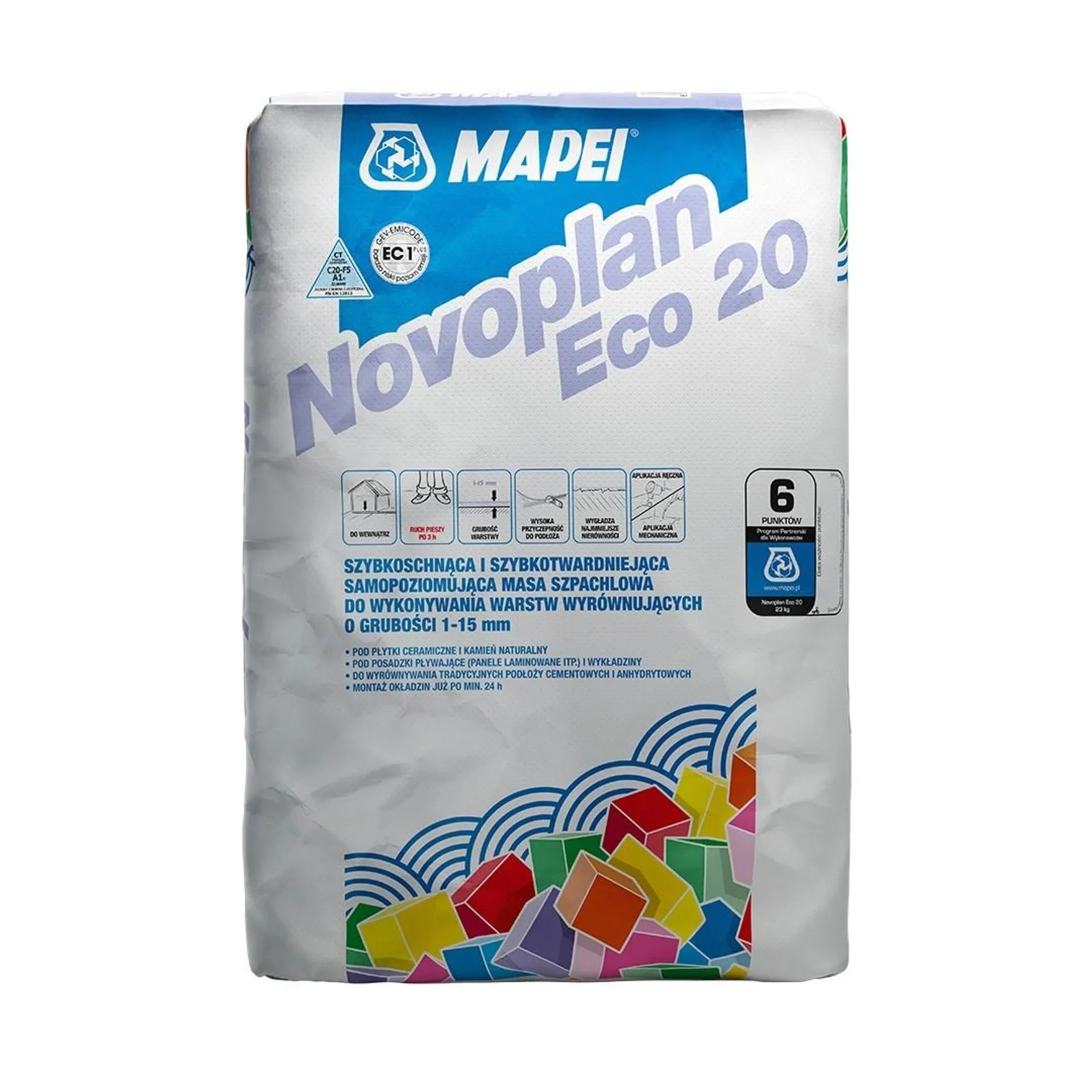 Mapei Wylewka samopoziomująca Novoplan Eco 23 kg