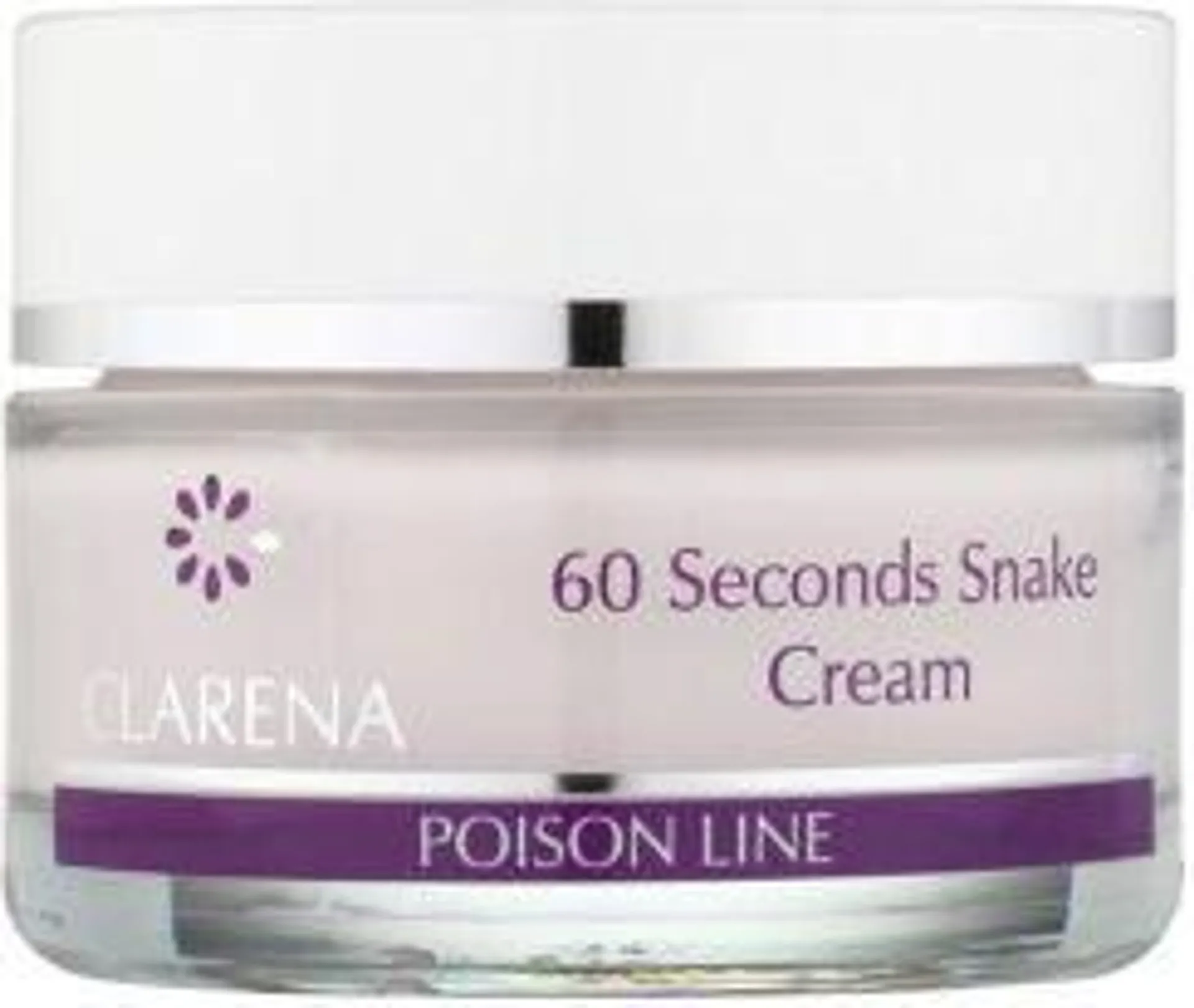 Clarena Poison Line 60 seconds Snake Cream liftingujacy i przeciwzmarszczkowy krem z jadem węża 50ml
