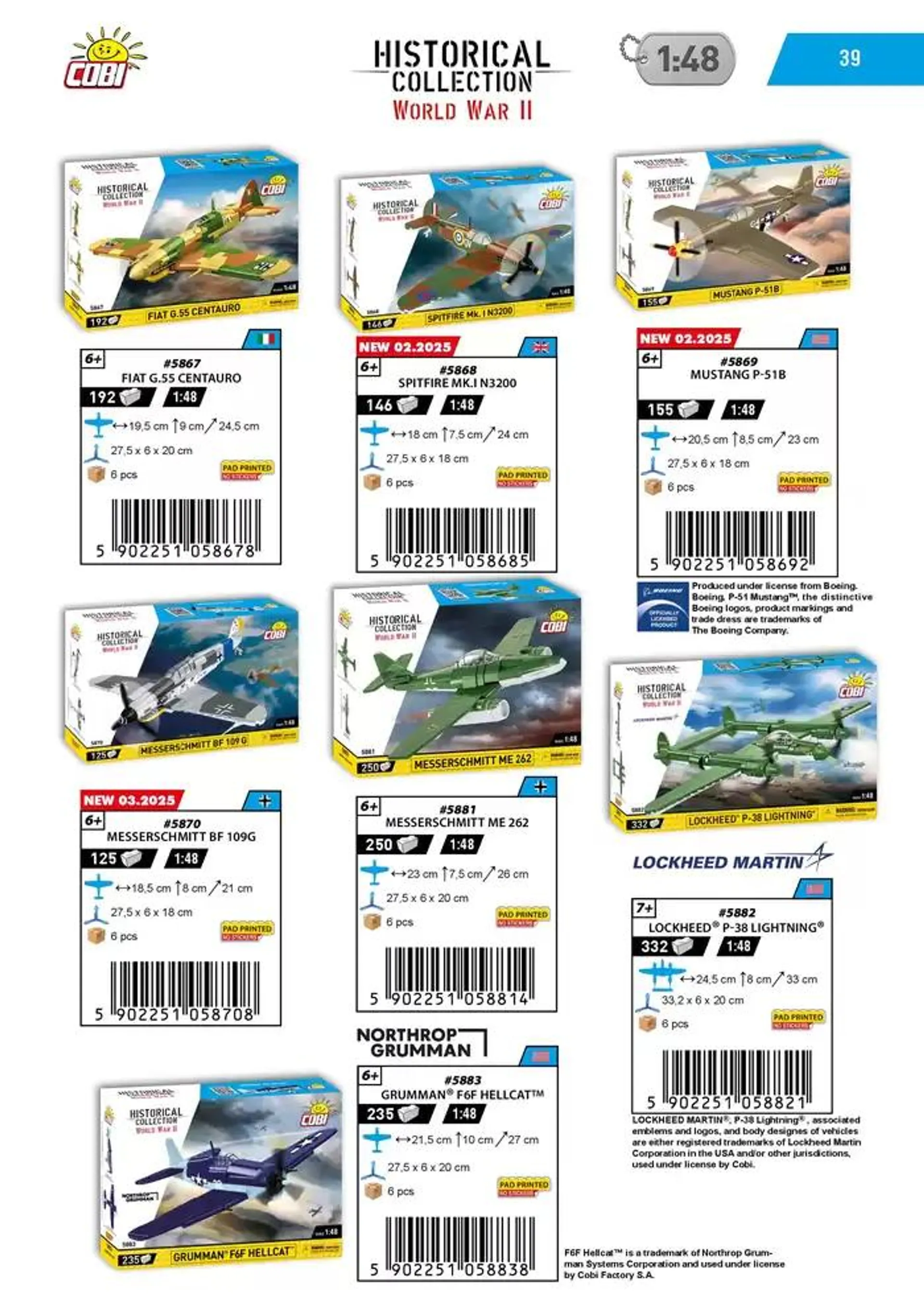 Katalog klocków Cobi 1/2025 - 39