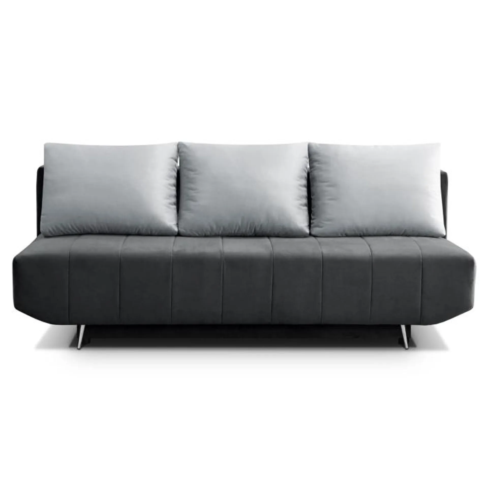 Sofa rozkładana z funkcją spania RPLUN ciemnoszara 240x94 cm