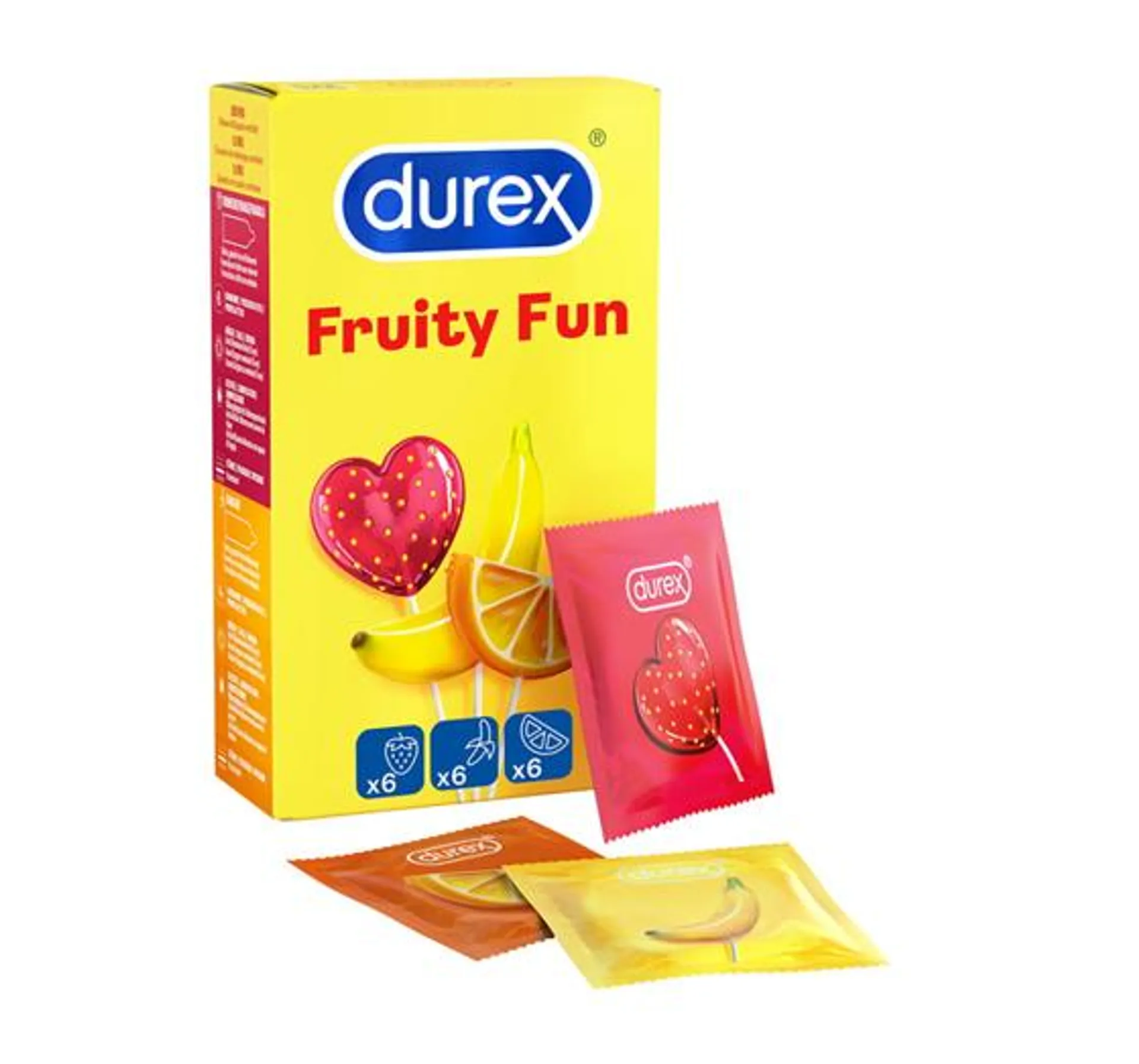 DUREX FRUITY FUN PREZERWATYWY SMAKOWE 18 SZTUK