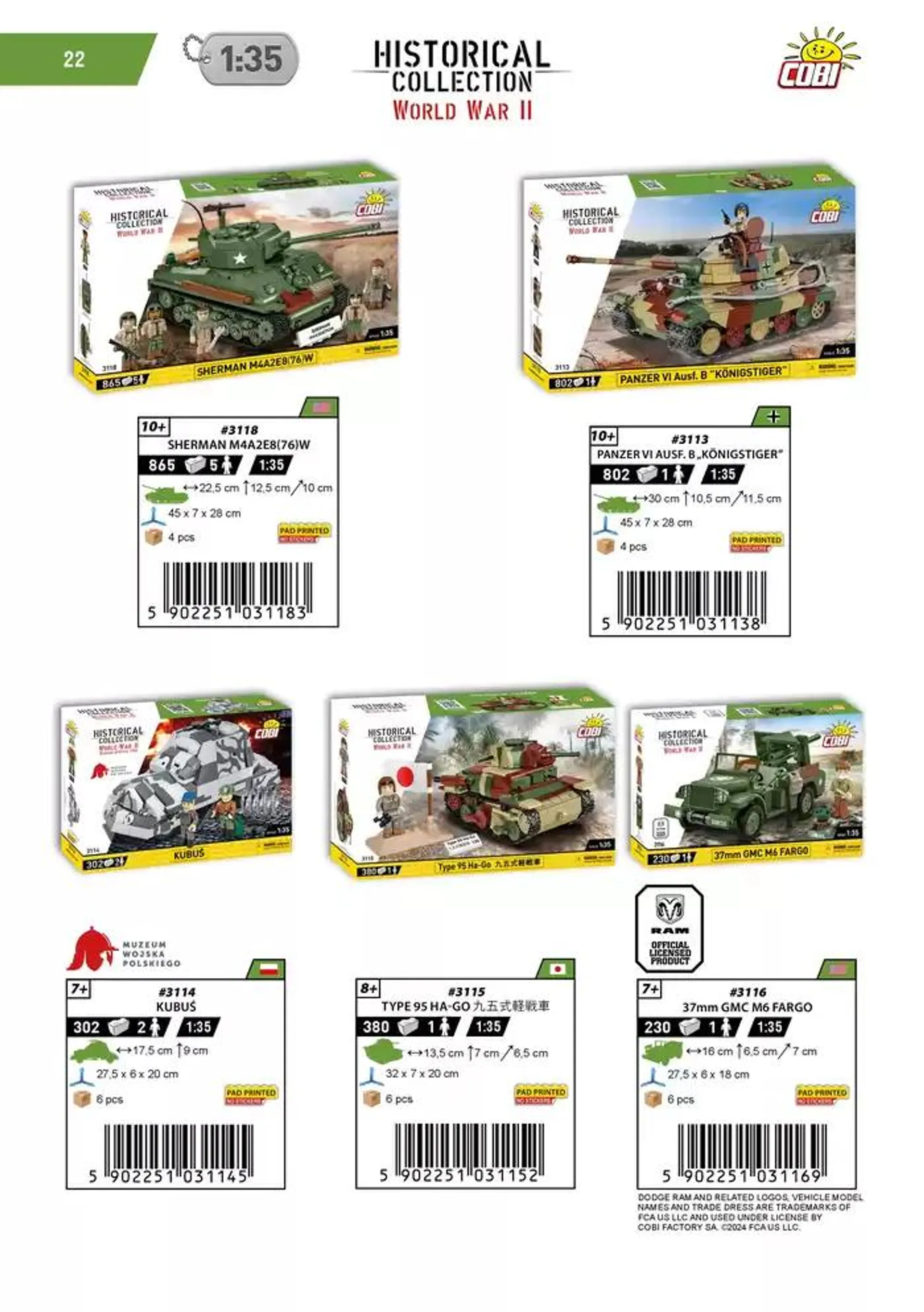 Katalog klocków Cobi 1/2025 - 22