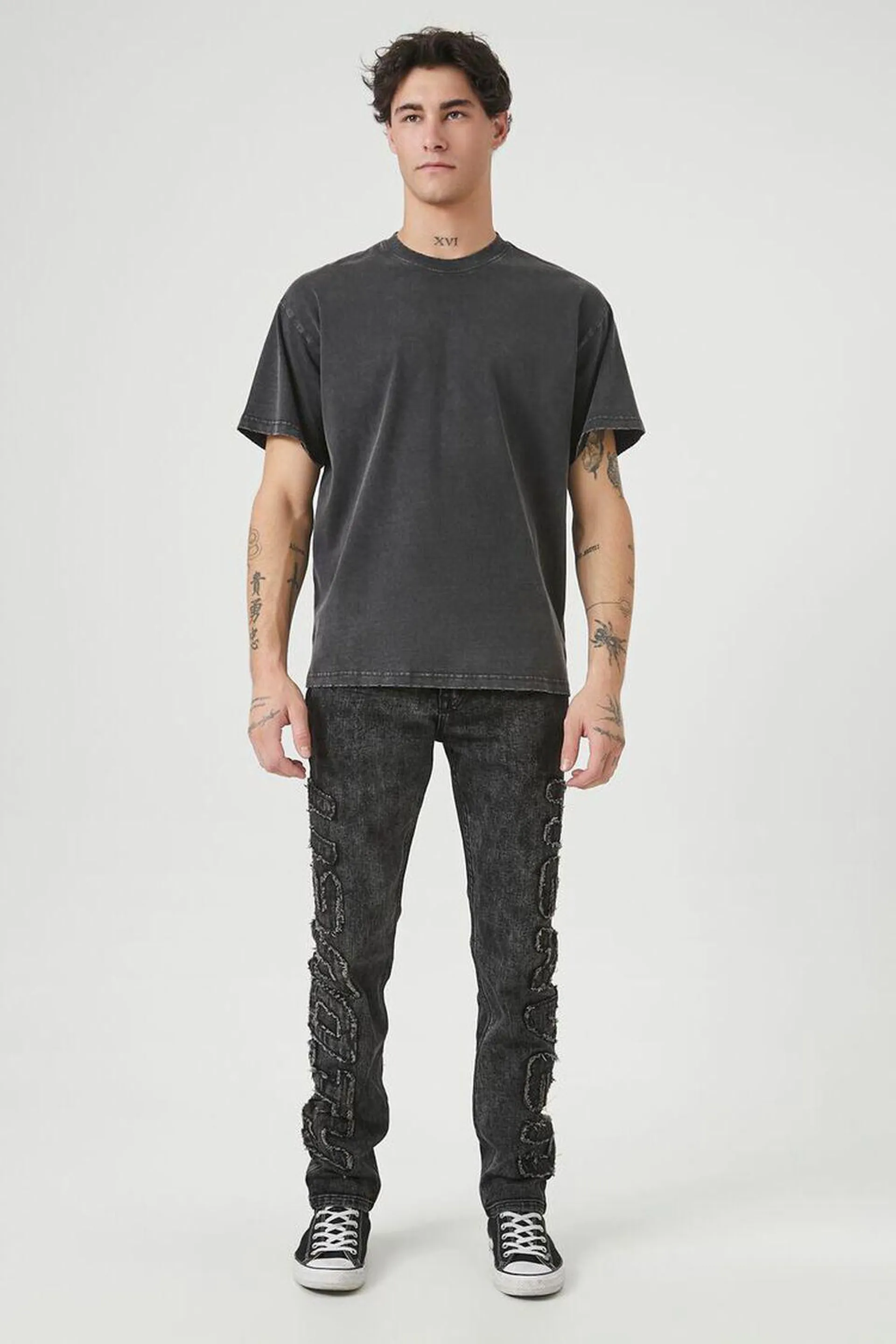 Frayed Heaven Slim-Fit Jeans