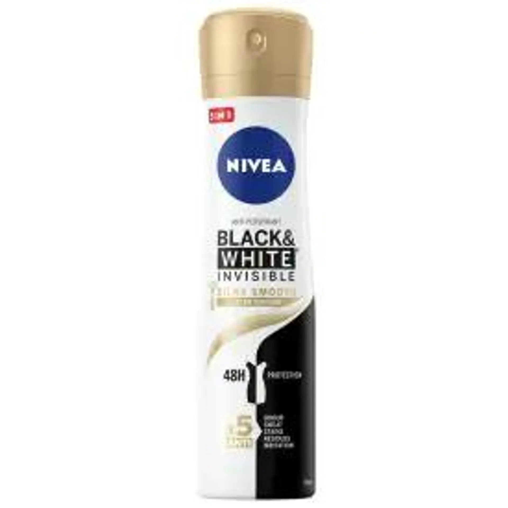 Nivea Black&White Invisible Silky Smooth 150 ml