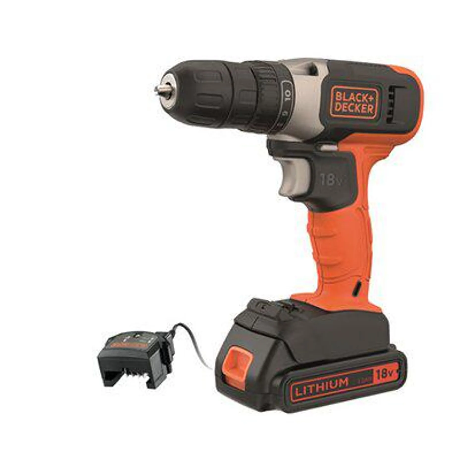 Black+Decker Wiertarko-wkrętarka akumulatorowa 18V 1,5Ah