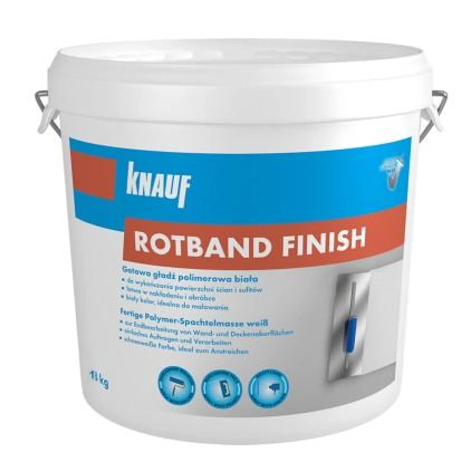 Knauf Gotowa gładź polimerowa Rotband Finish 18 kg