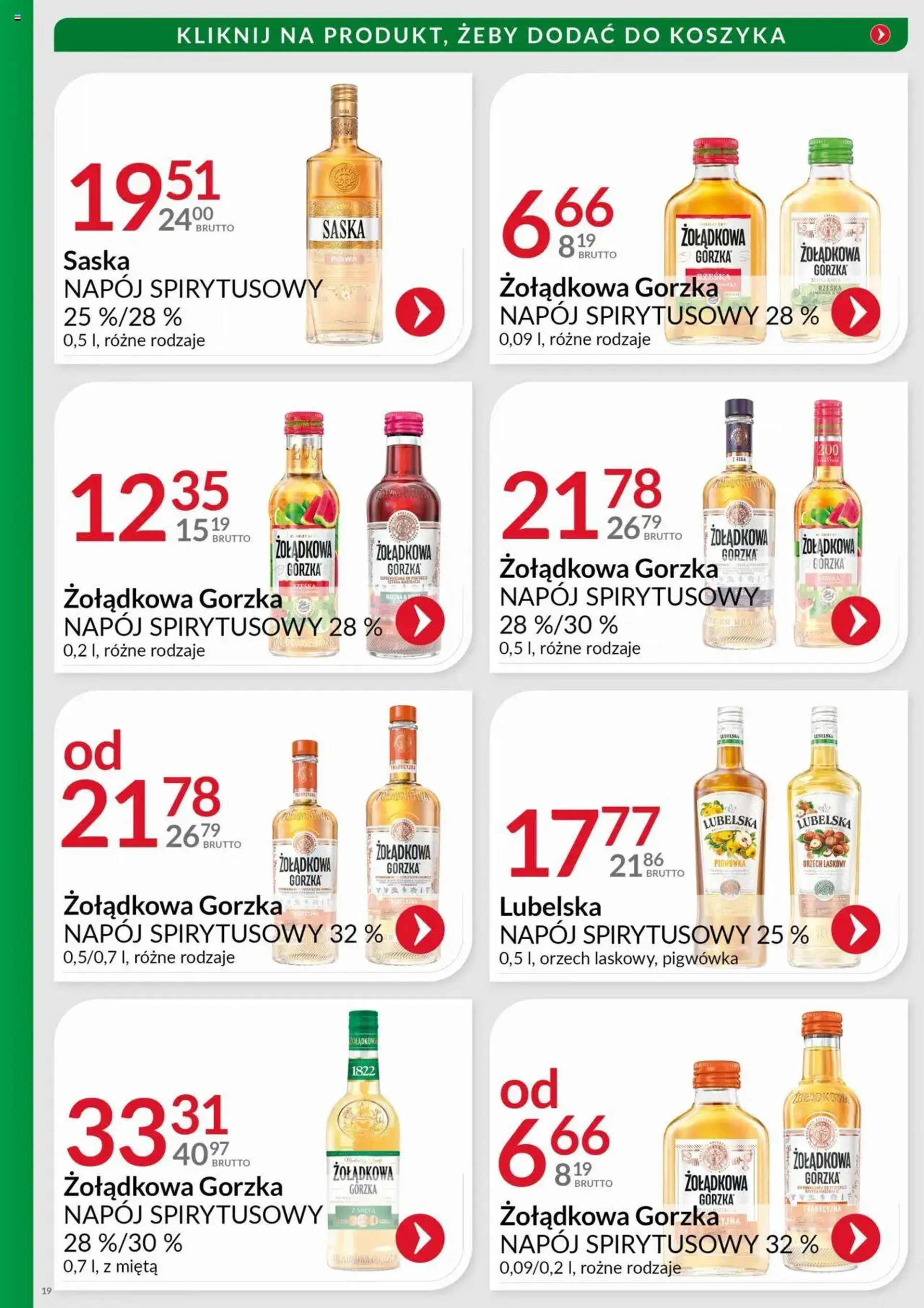 Gazetka Eurocash Gazetka - Katalog Alkoholowy od 1 października do 31 października 2024 - Strona 19