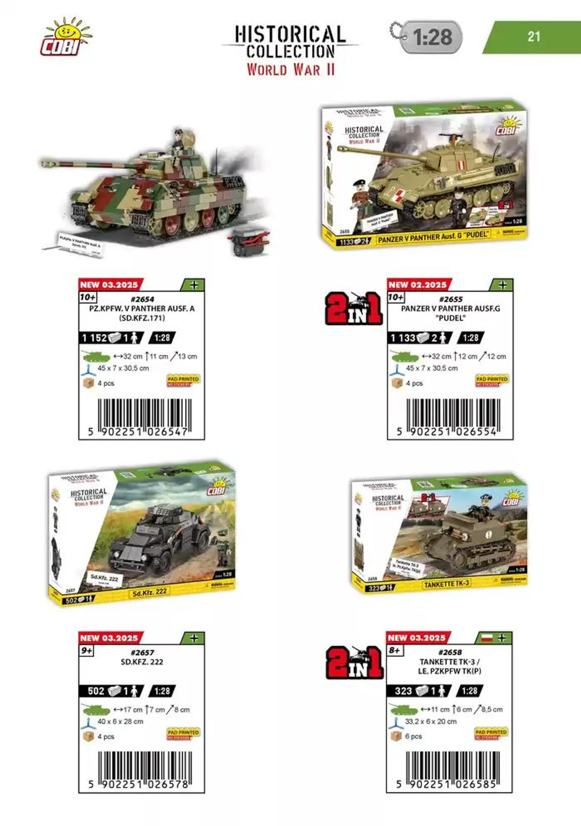 Katalog klocków Cobi 1/2025 - 21