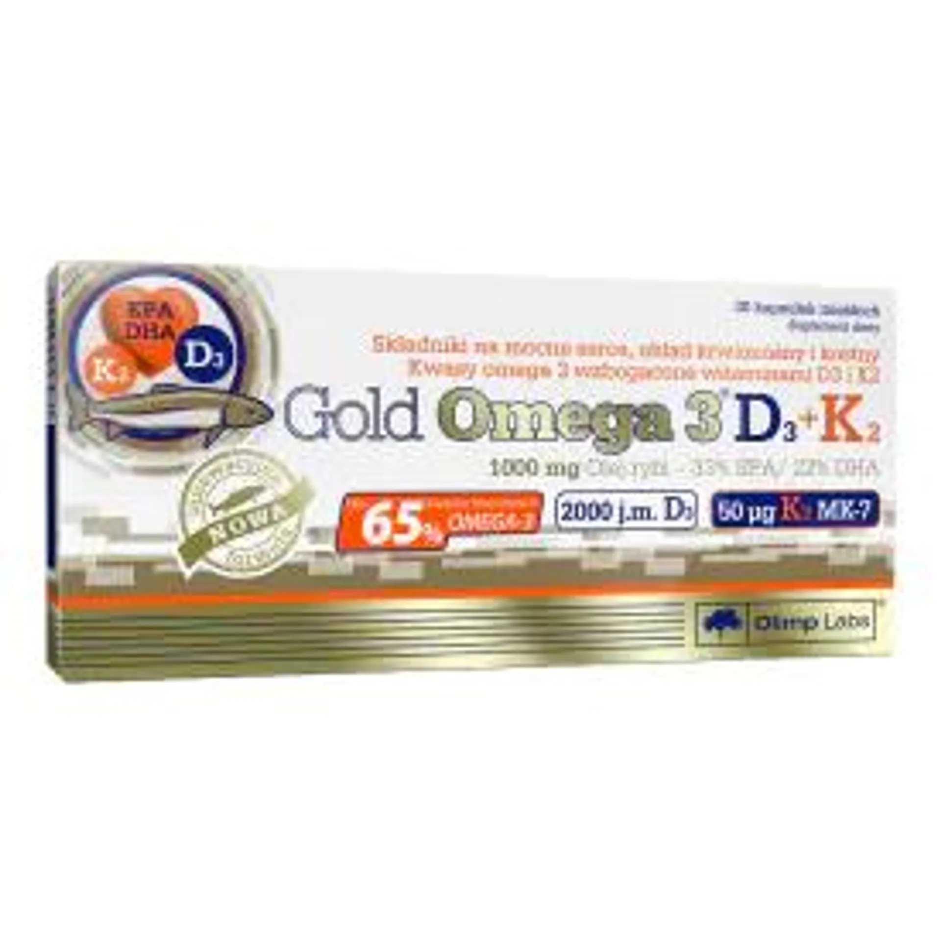 Olimp Gold Omega 3 D3+K2 30 szt.