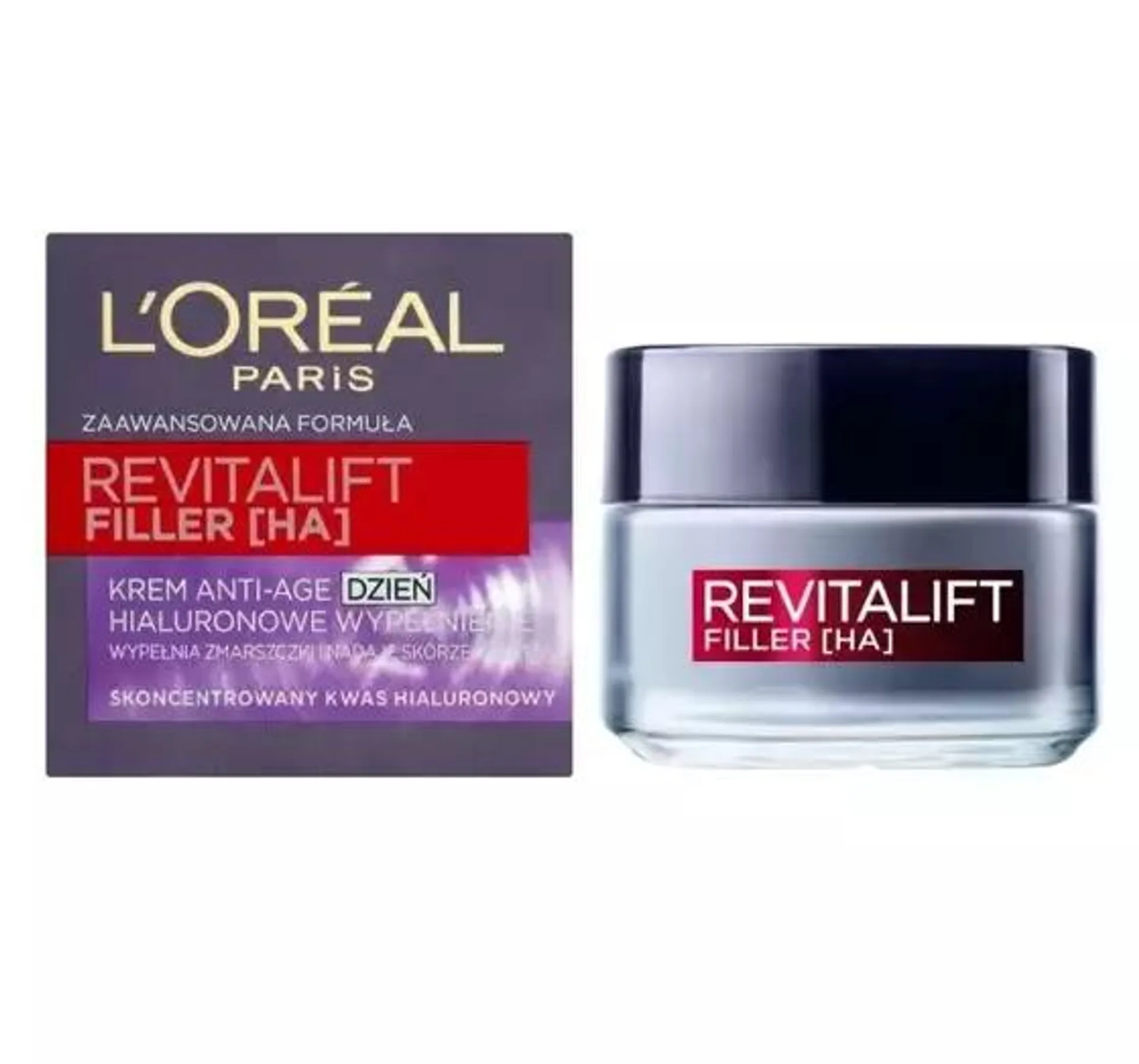 LOREAL REVITALIFT FILLER [HA] KREM ANTI-AGE NA DZIEŃ 50ML