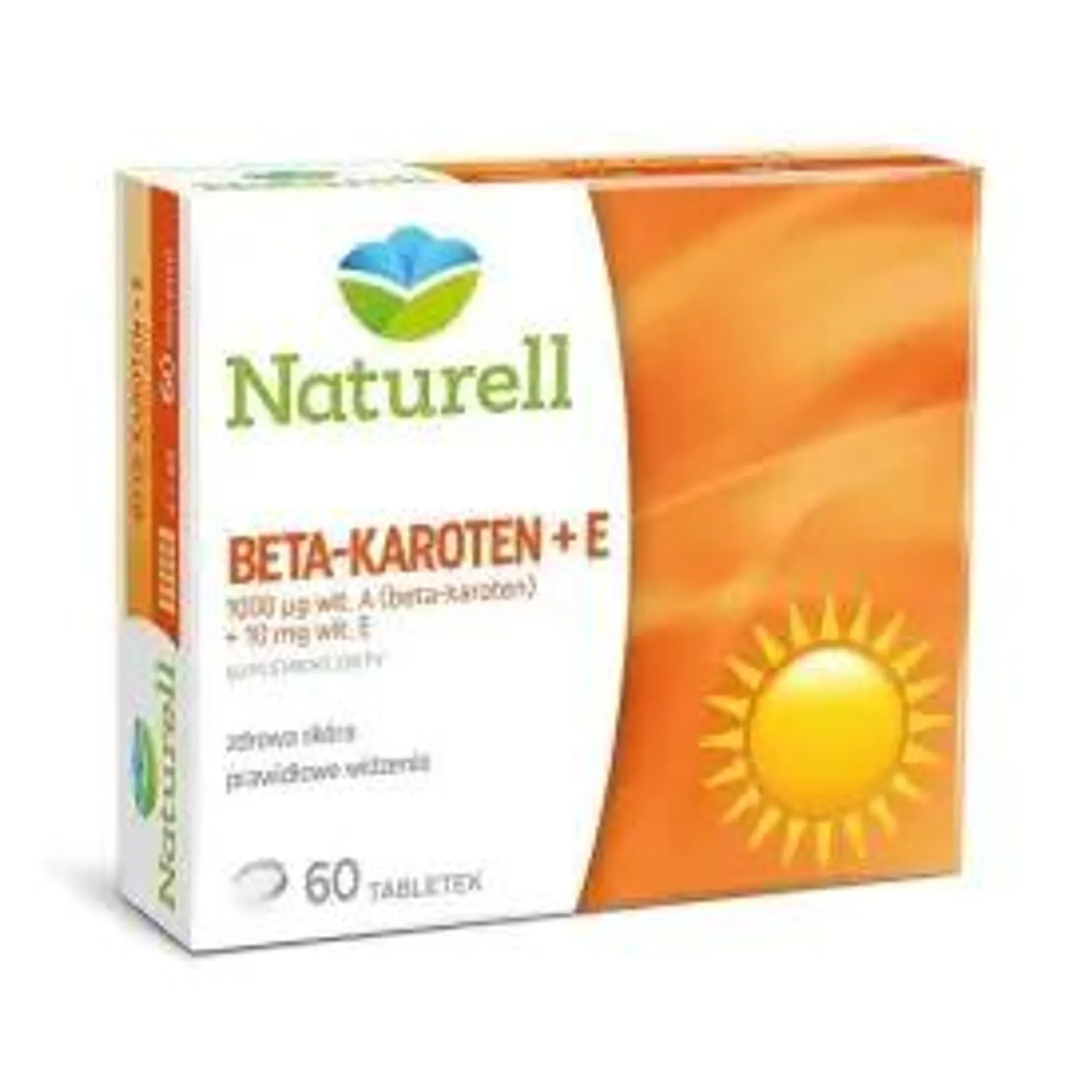 Naturell Beta-Karoten + Witamina E 60 szt.