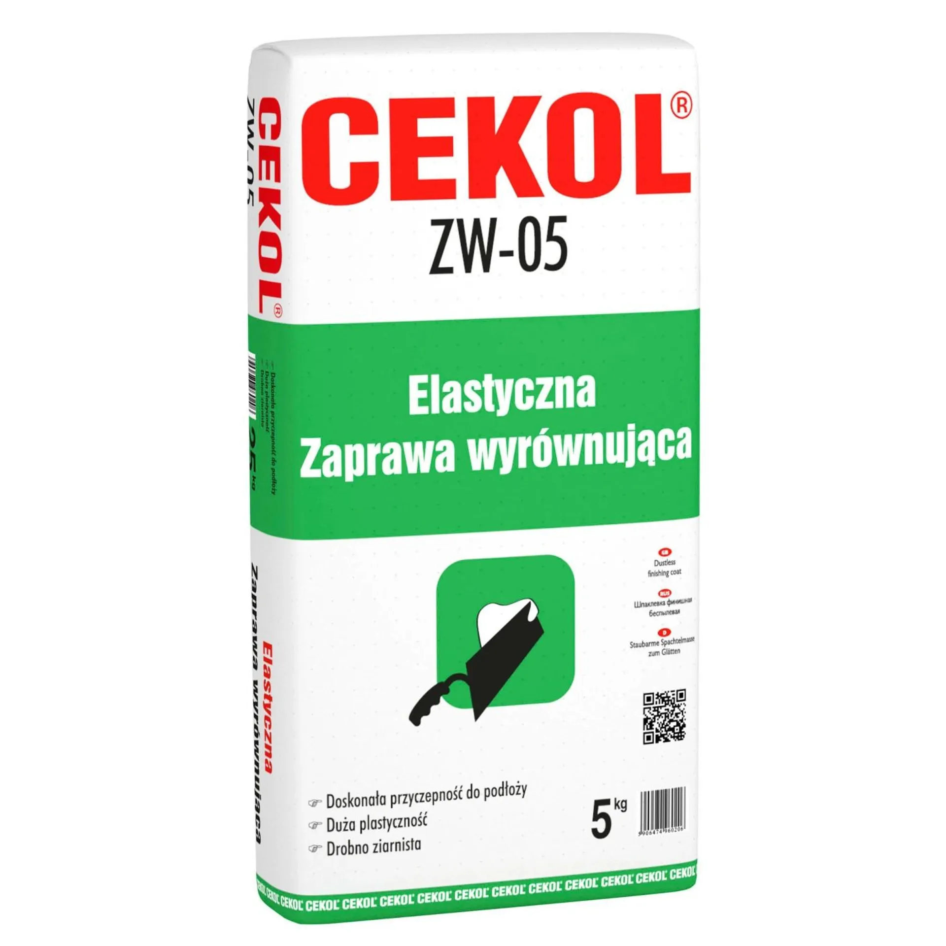 Cekol Elastyczna zaprawa wyrównująca ZW-05 5 kg