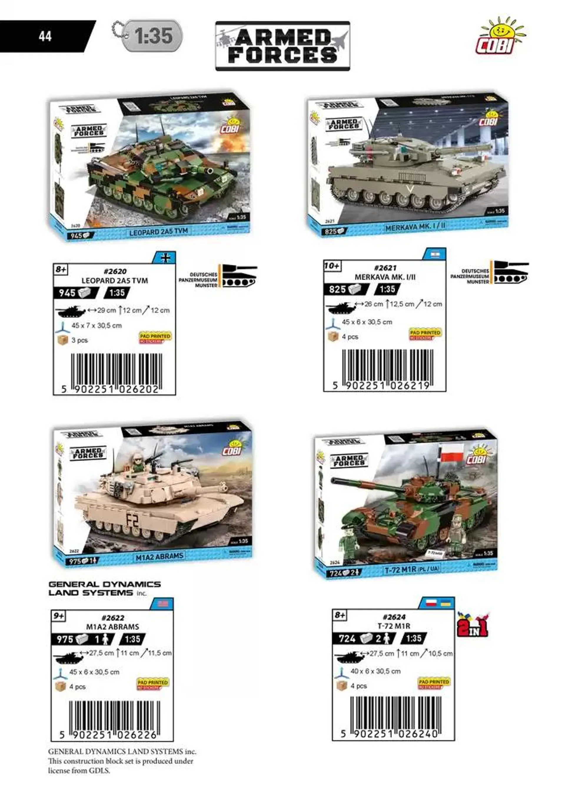 Katalog klocków Cobi 1/2025 - 44