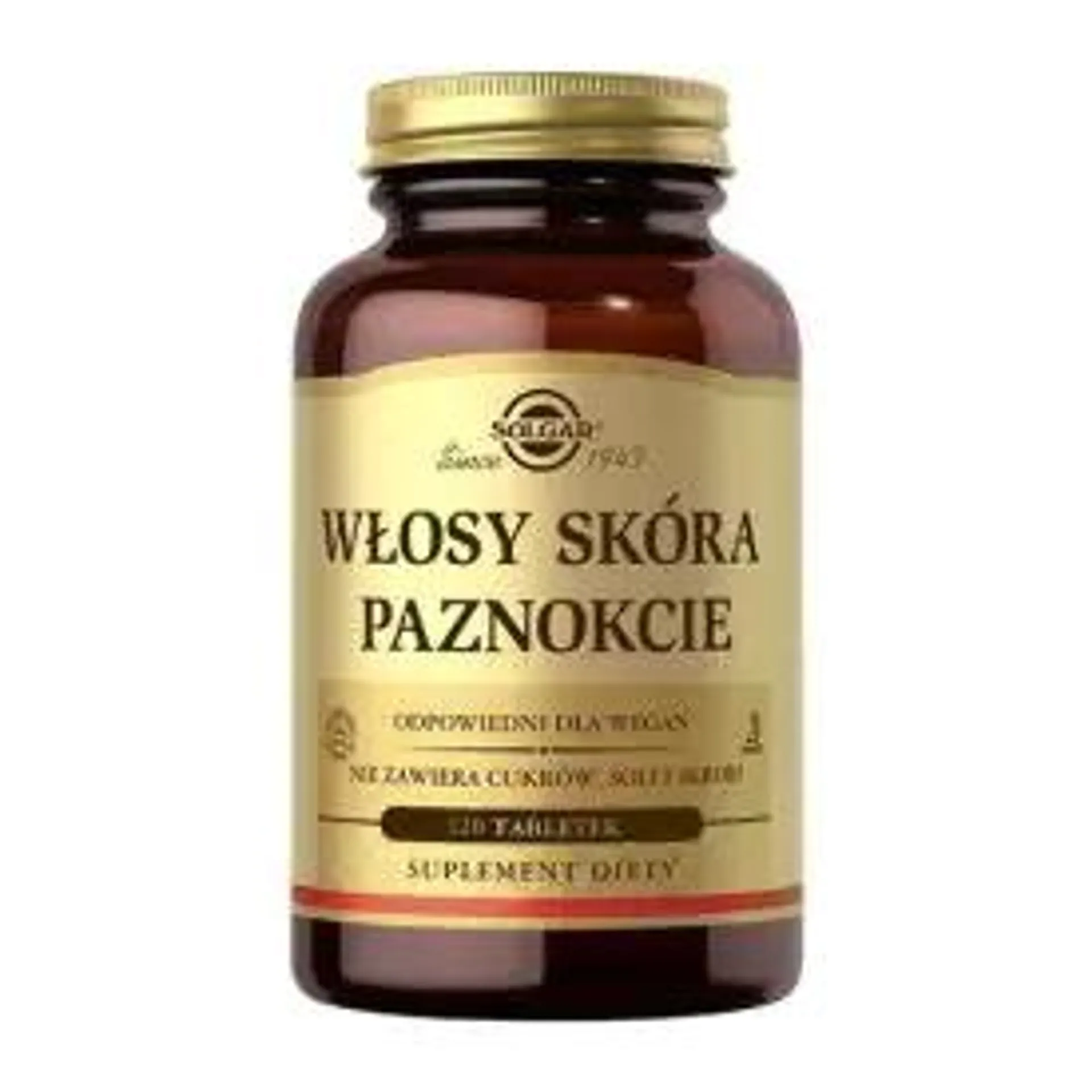 Solgar Włosy Skóra Paznokcie 120 szt.