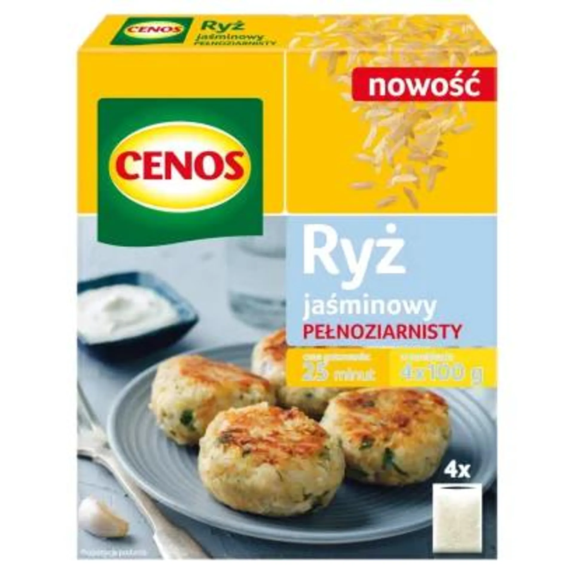 Cenos - Ryż jaśminowy pełnoziarnisty