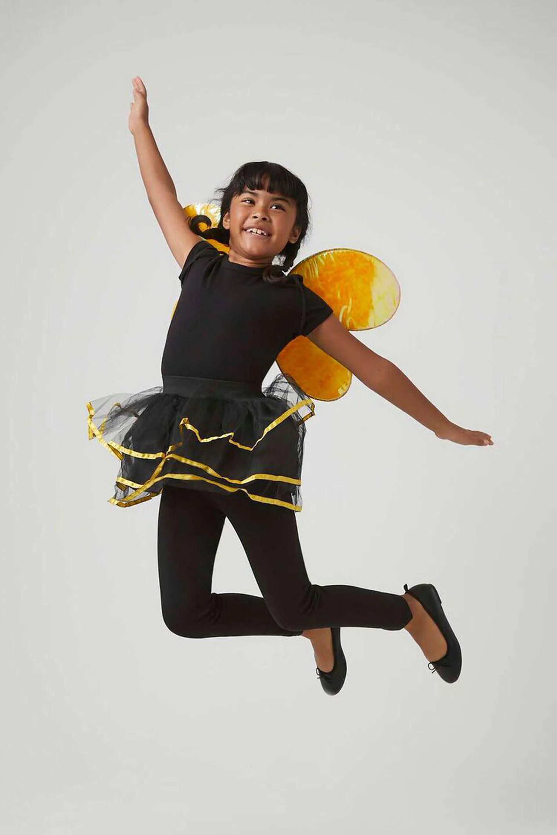 Girls Bee Skirt & Wings Costume Set (Kids)