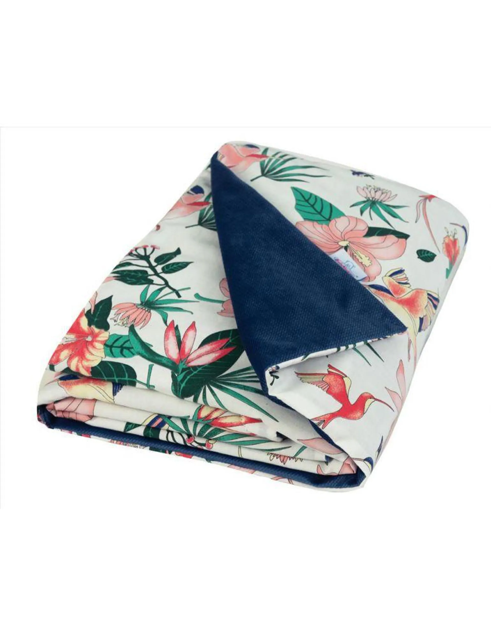 Babymatex Kocyk bawełniany Velvet 75x100cm Ptaki