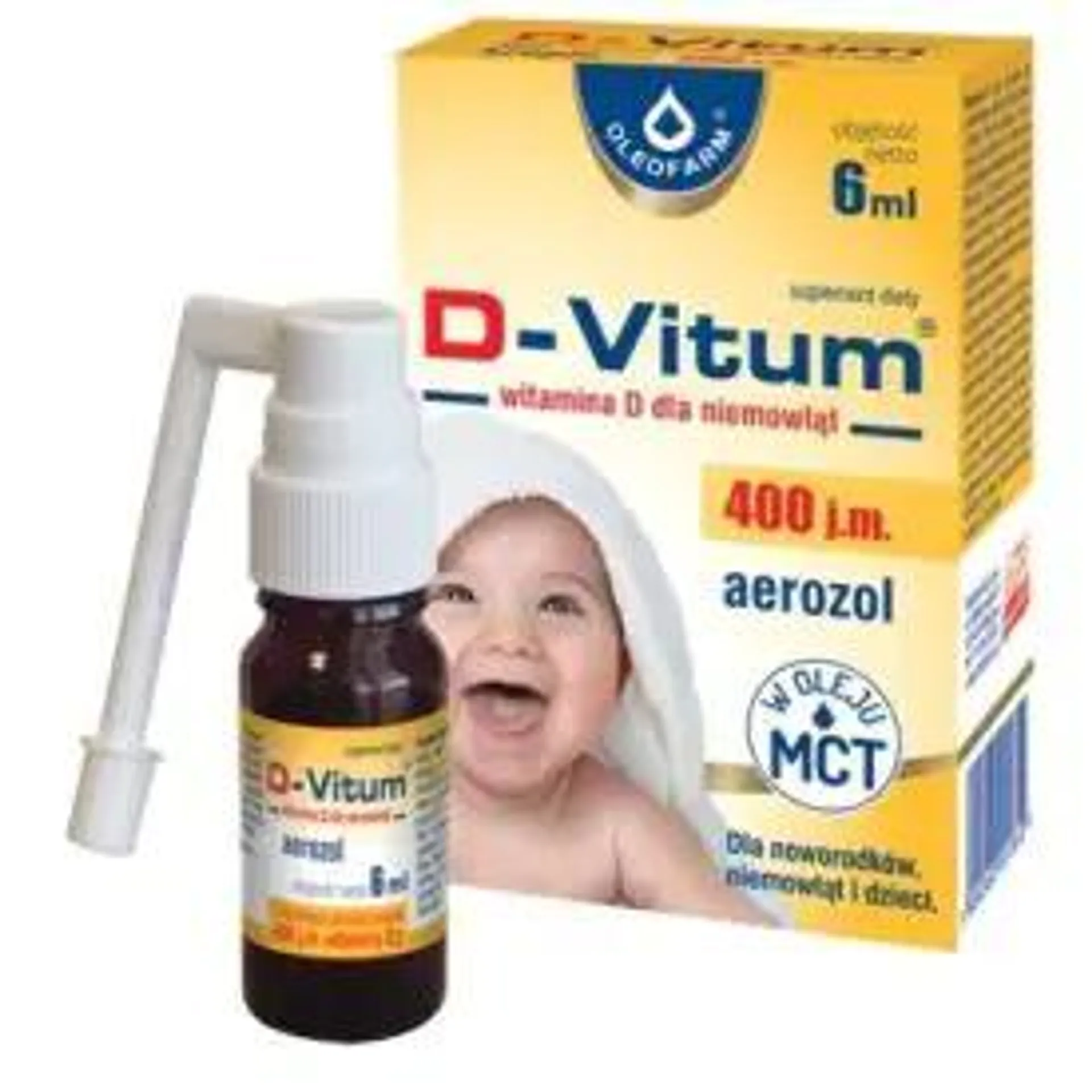 D-Vitum 400 j.m. Aerozol 6 ml