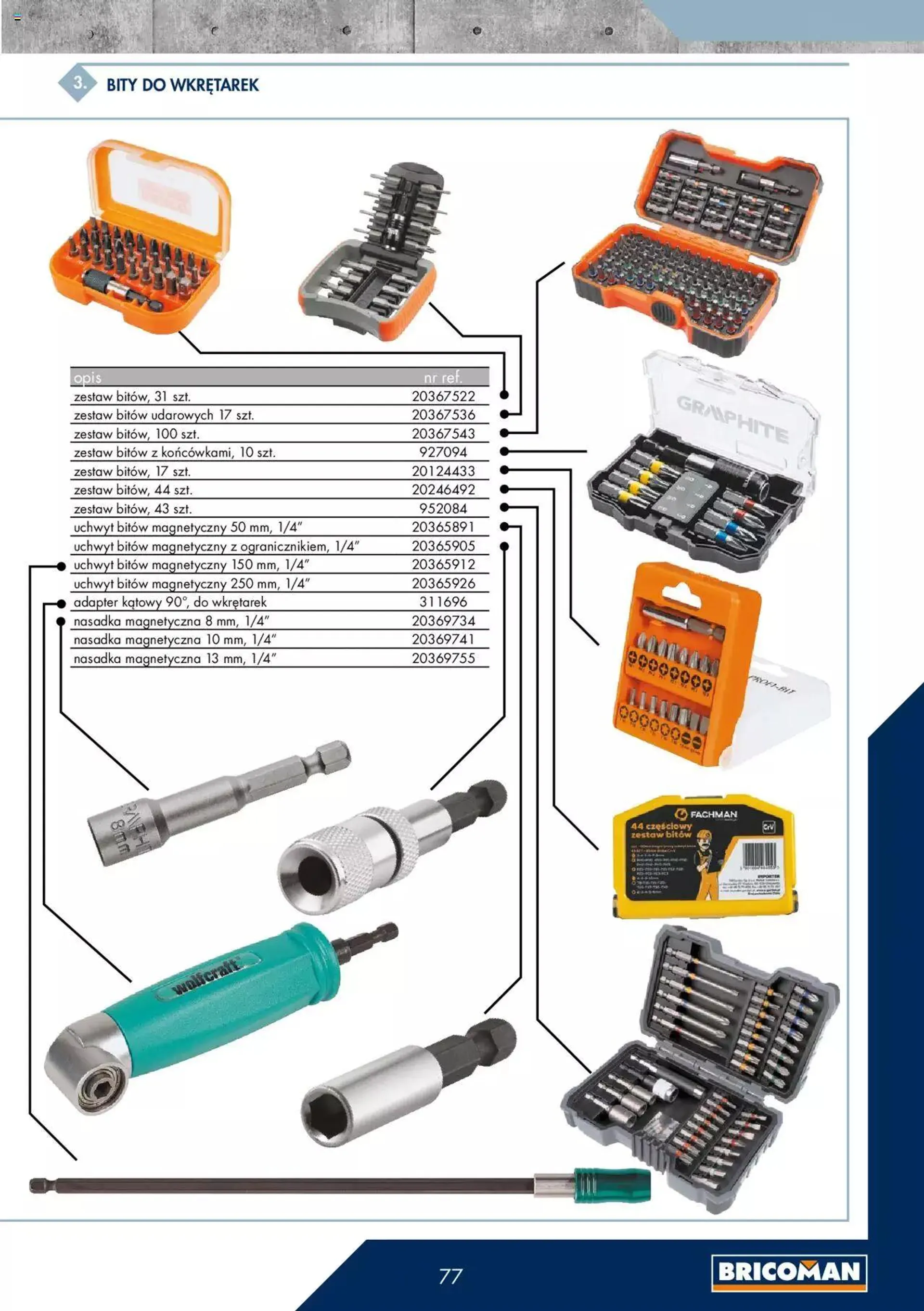 Gazetka Bricoman - Katalog II. od 23 grudnia do 31 grudnia 2023 - Strona 77