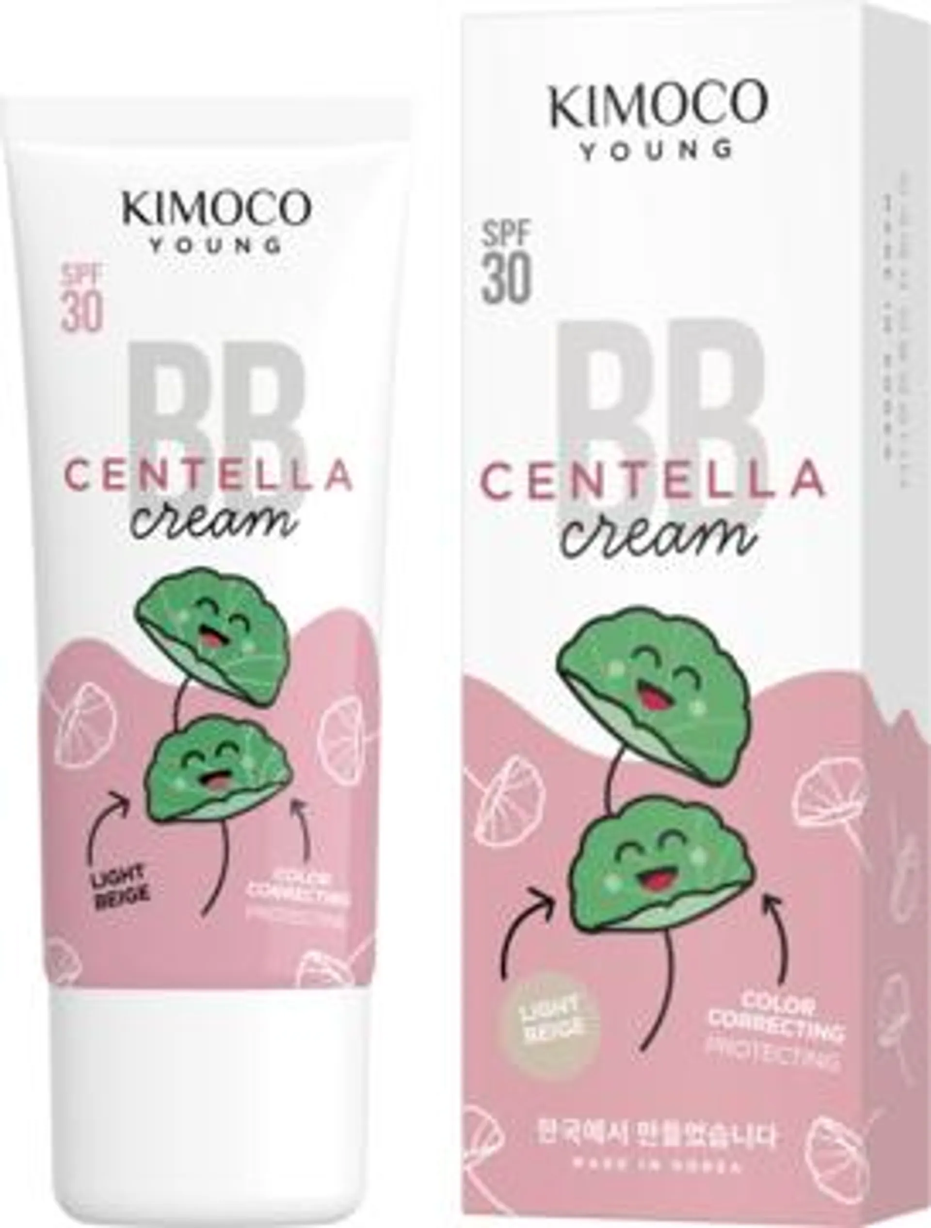 Krem do twarzy BB Centella, Light Beige, jasny beż SPF30