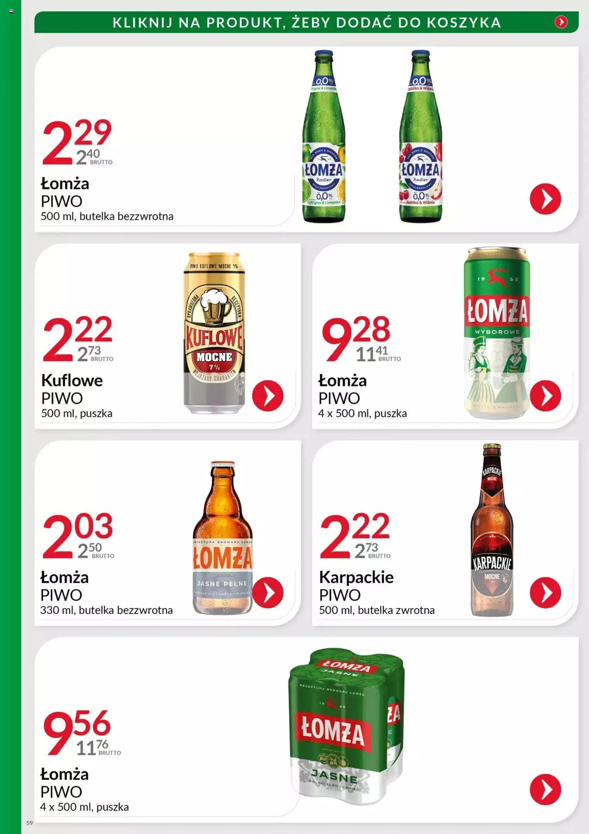 Eurocash Gazetka - Katalog Alkoholowy - 58