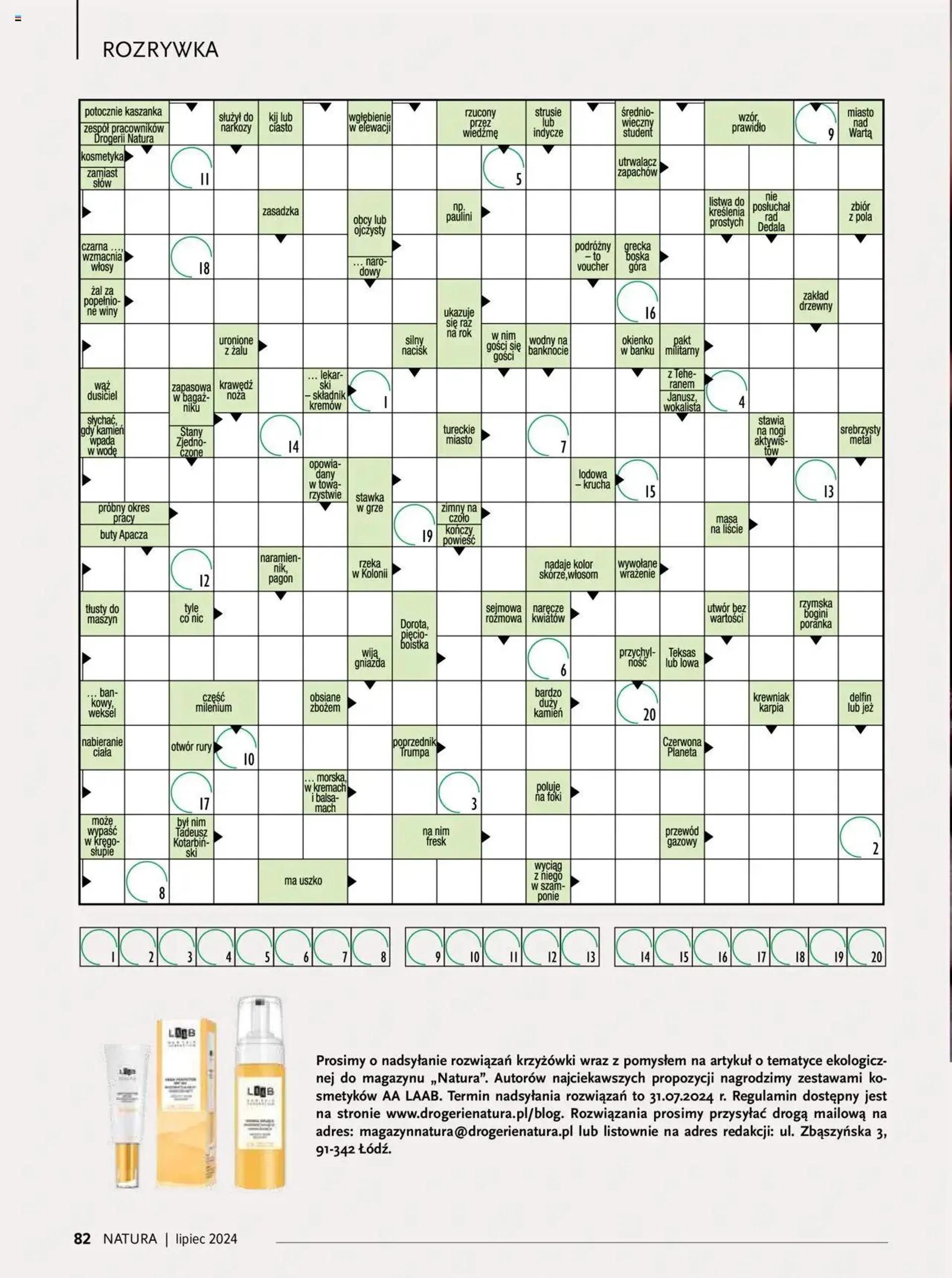 Drogerie Natura Gazetka - Magazyn Klubu Natura 07 - 81