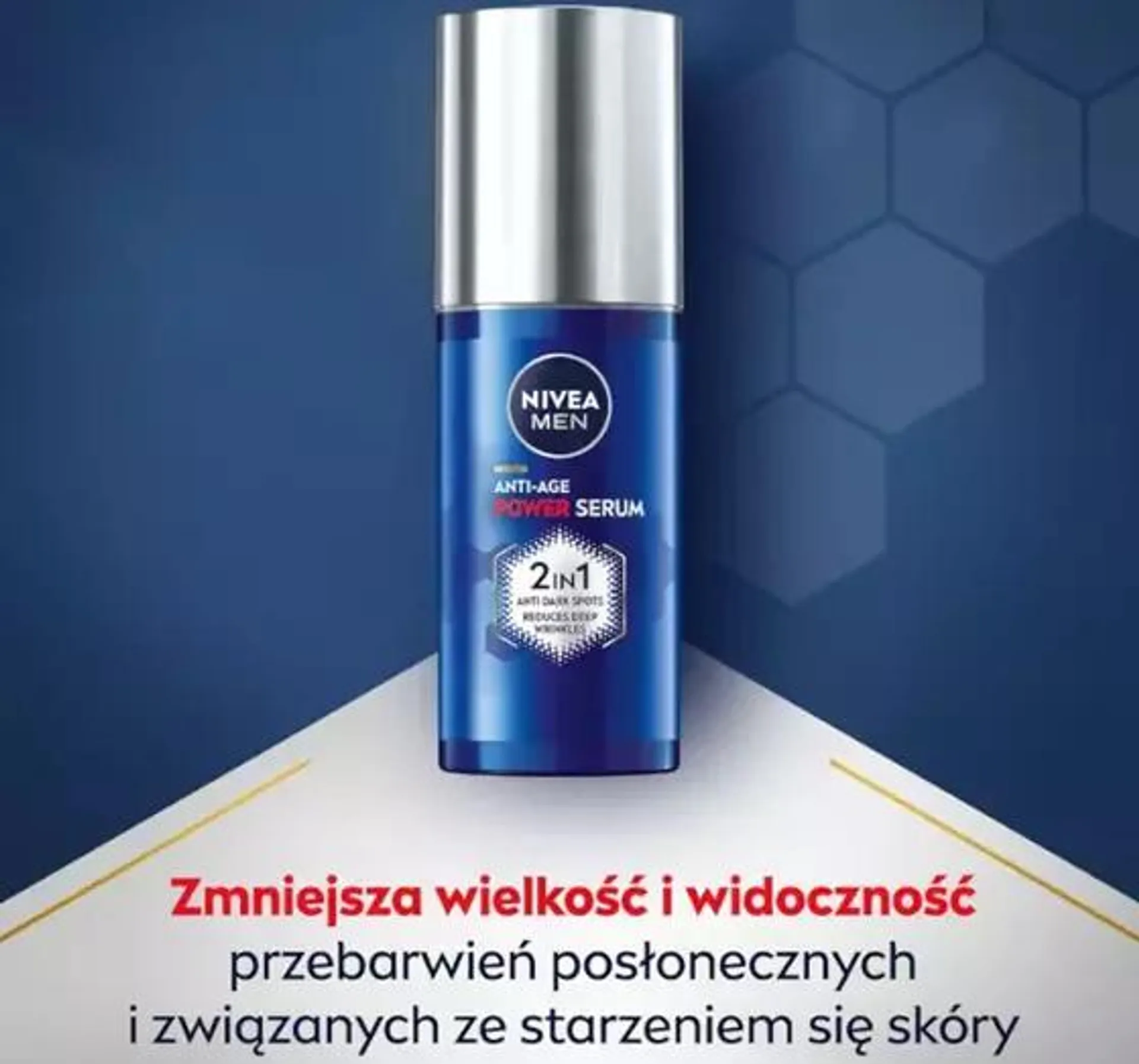 NIVEA MEN ANTI-AGE POWER SERUM ZAAWANSOWANE SERUM ANTYPIGMENTACYJNE 30ML