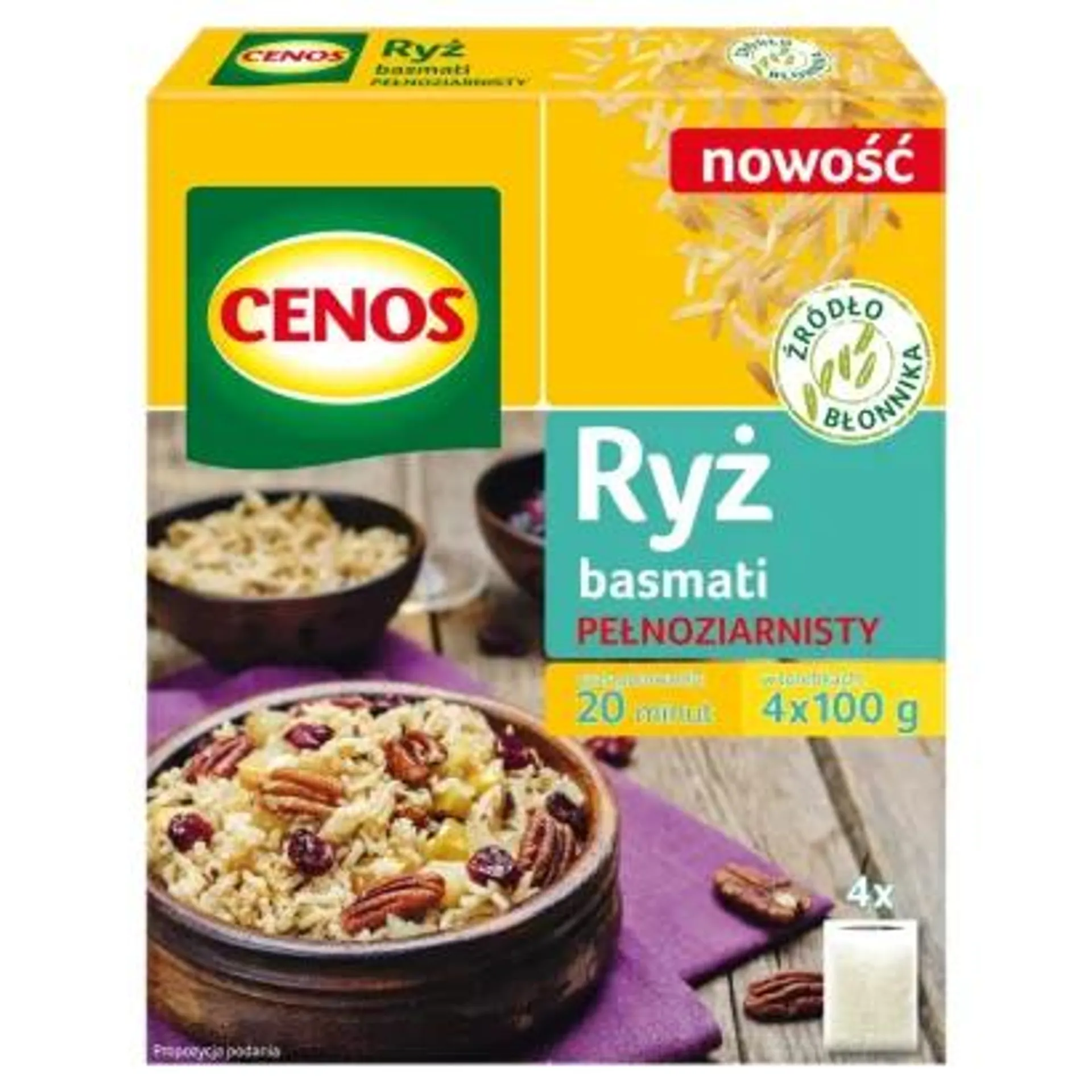 Cenos - Ryż basmati pełnoziarnisty