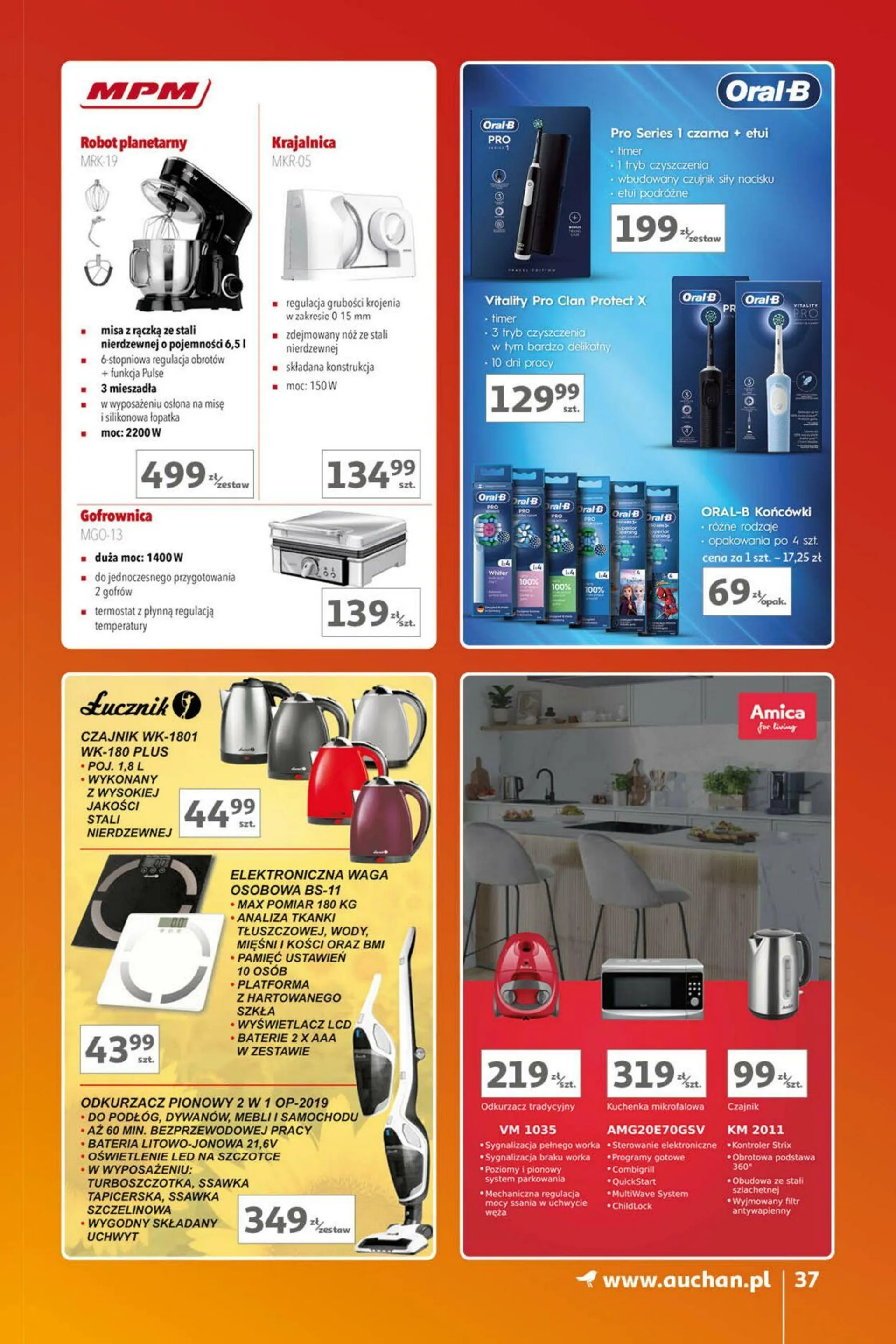 Gazetka Auchan Aktualna gazetka od 17 października do 23 października 2024 - Strona 37