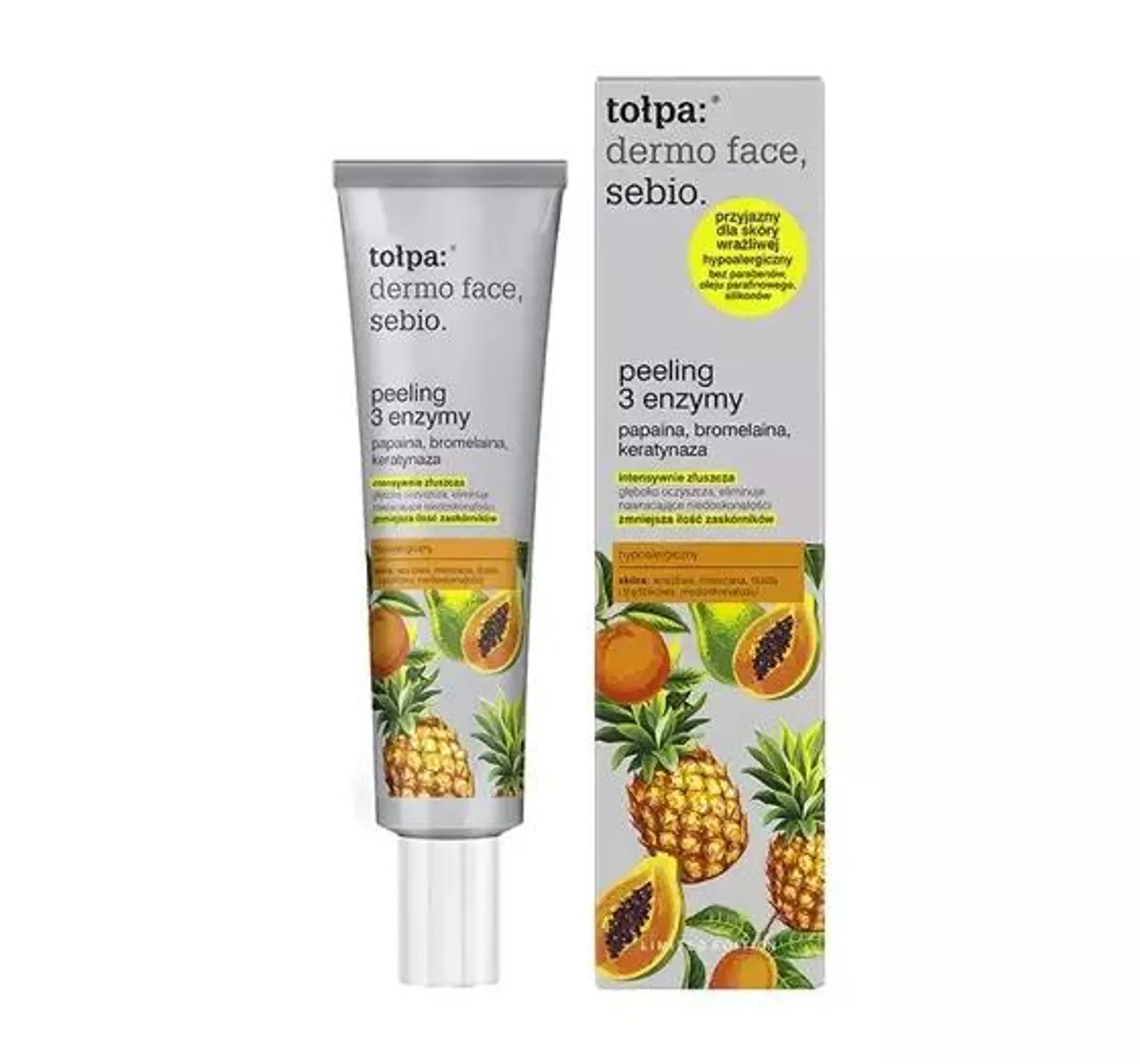 TOŁPA DERMO FACE ENZYME PEELING 3 ENZYMY 40ML