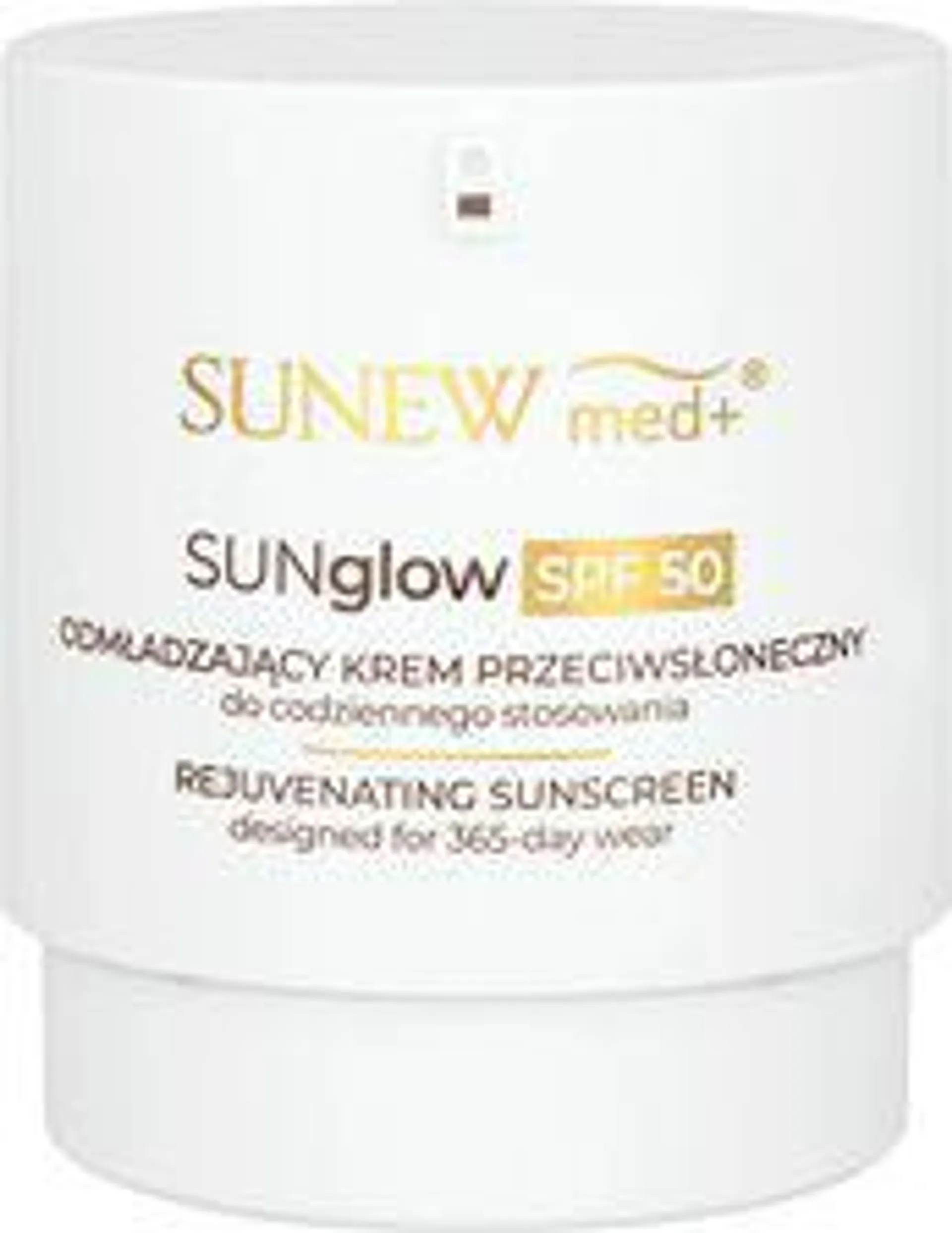 Sunew Sunewmed+ Sunglow Krem Przeciwsłoneczny Do Codziennego Stosowania Spf50 80 Ml