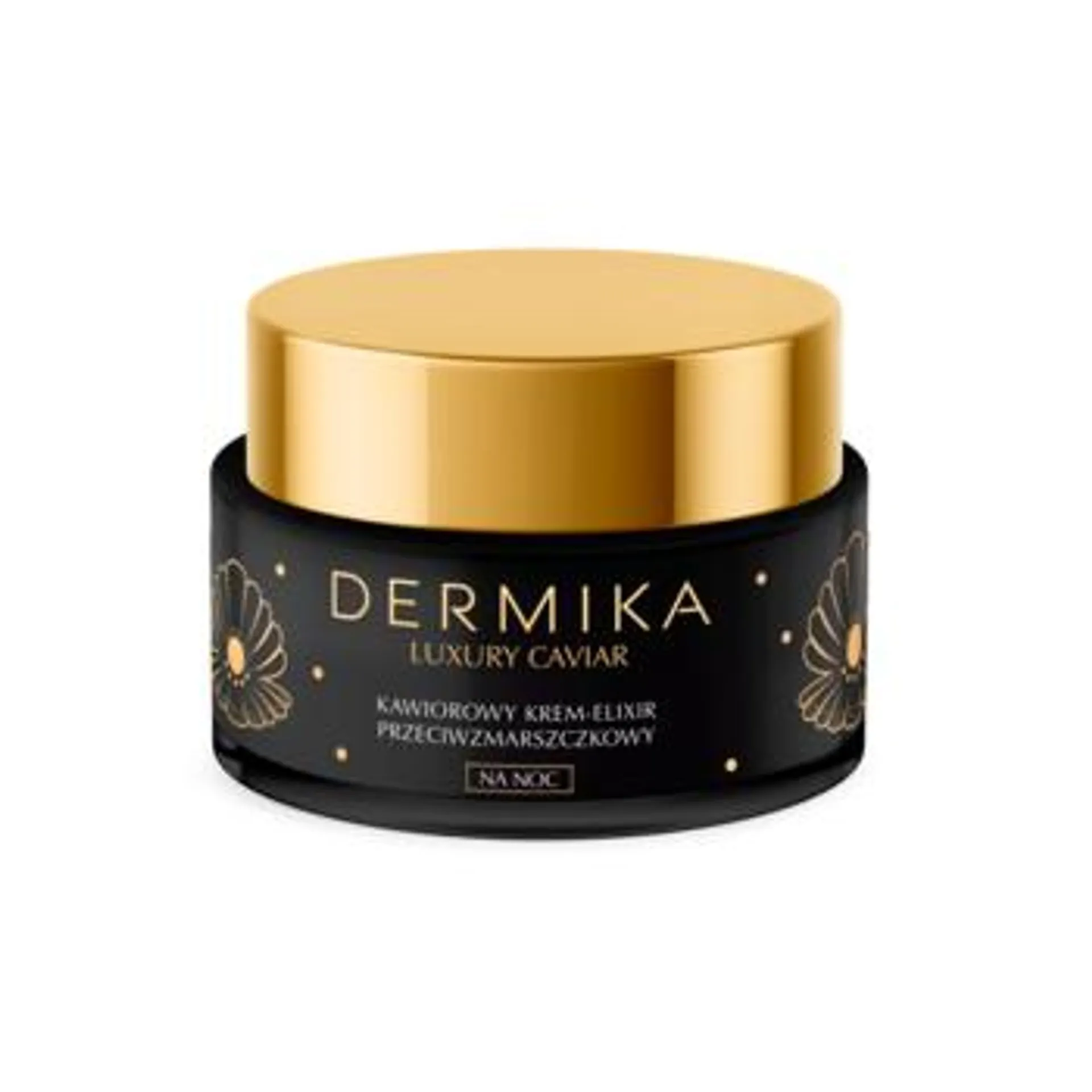 DERMIKA Luxury Caviar krem-elixir do twarzy, kawiorowy, przeciwzmarszczkowy, na noc 50 ml, nr kat. 381353