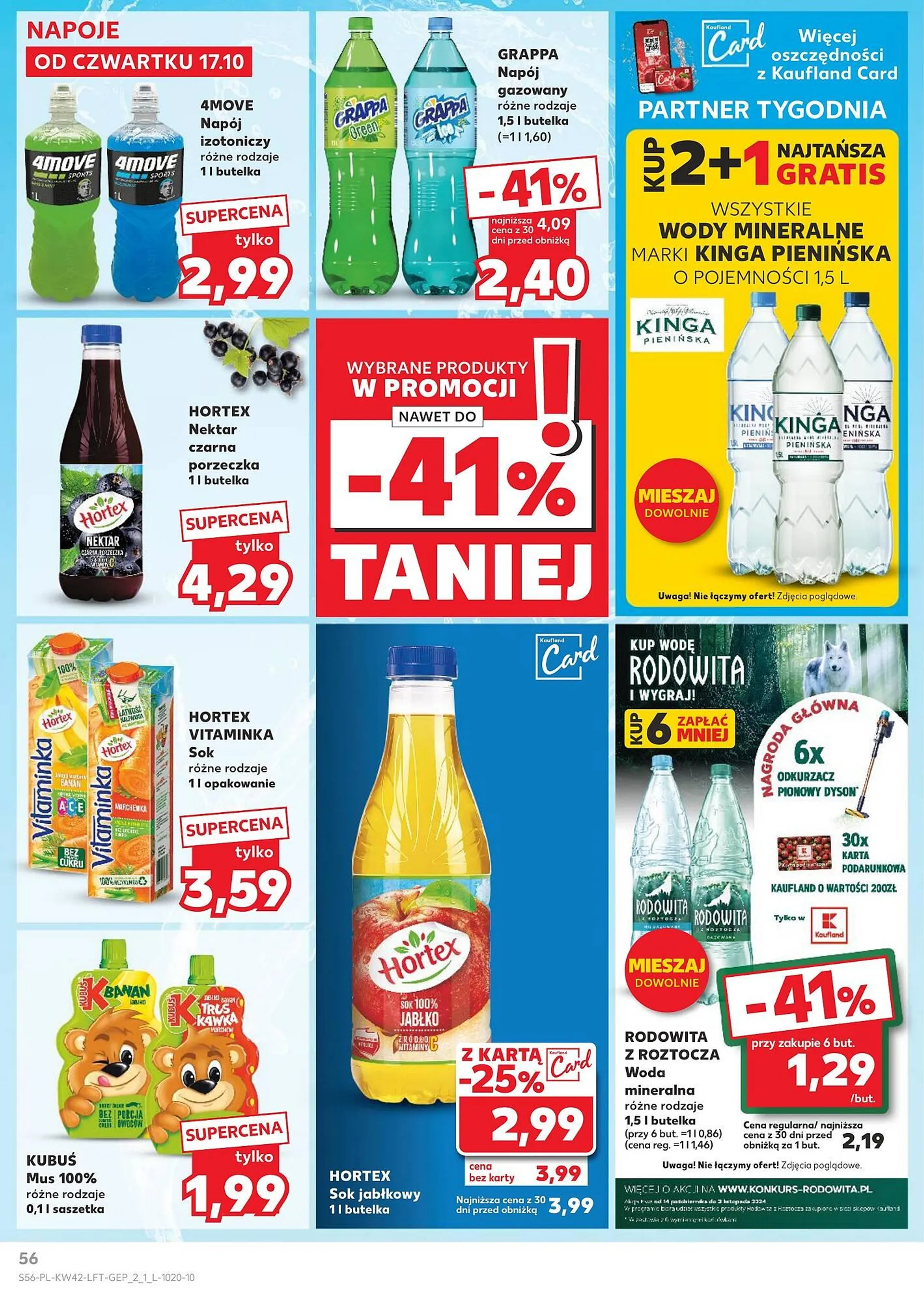 Gazetka Kaufland gazetka od 17 października do 23 października 2024 - Strona 56