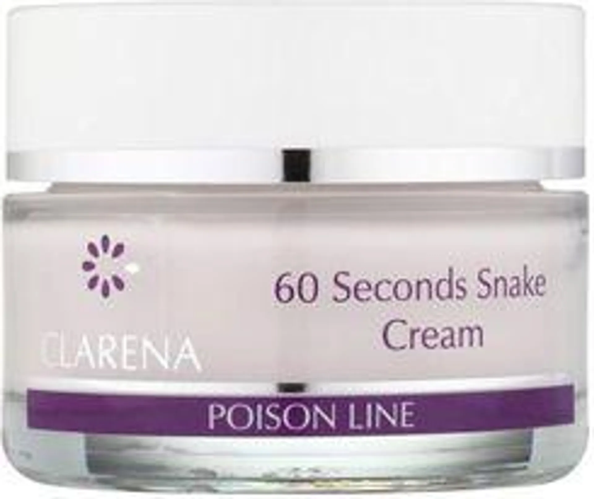 Krem Clarena Poison Line 60 seconds Snake Cream liftingujacy i przeciwzmarszczkowy z jadem węża na dzień 50ml