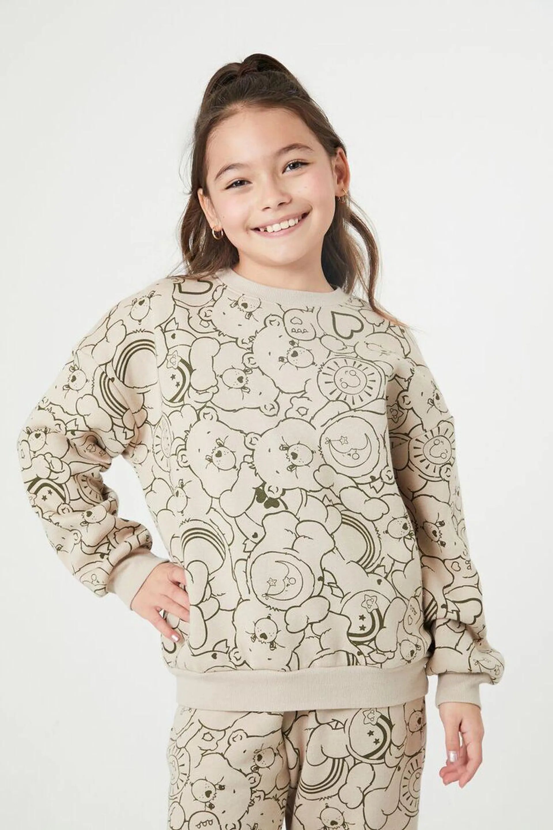 Girls Care Bears Print Pullover (Kids)