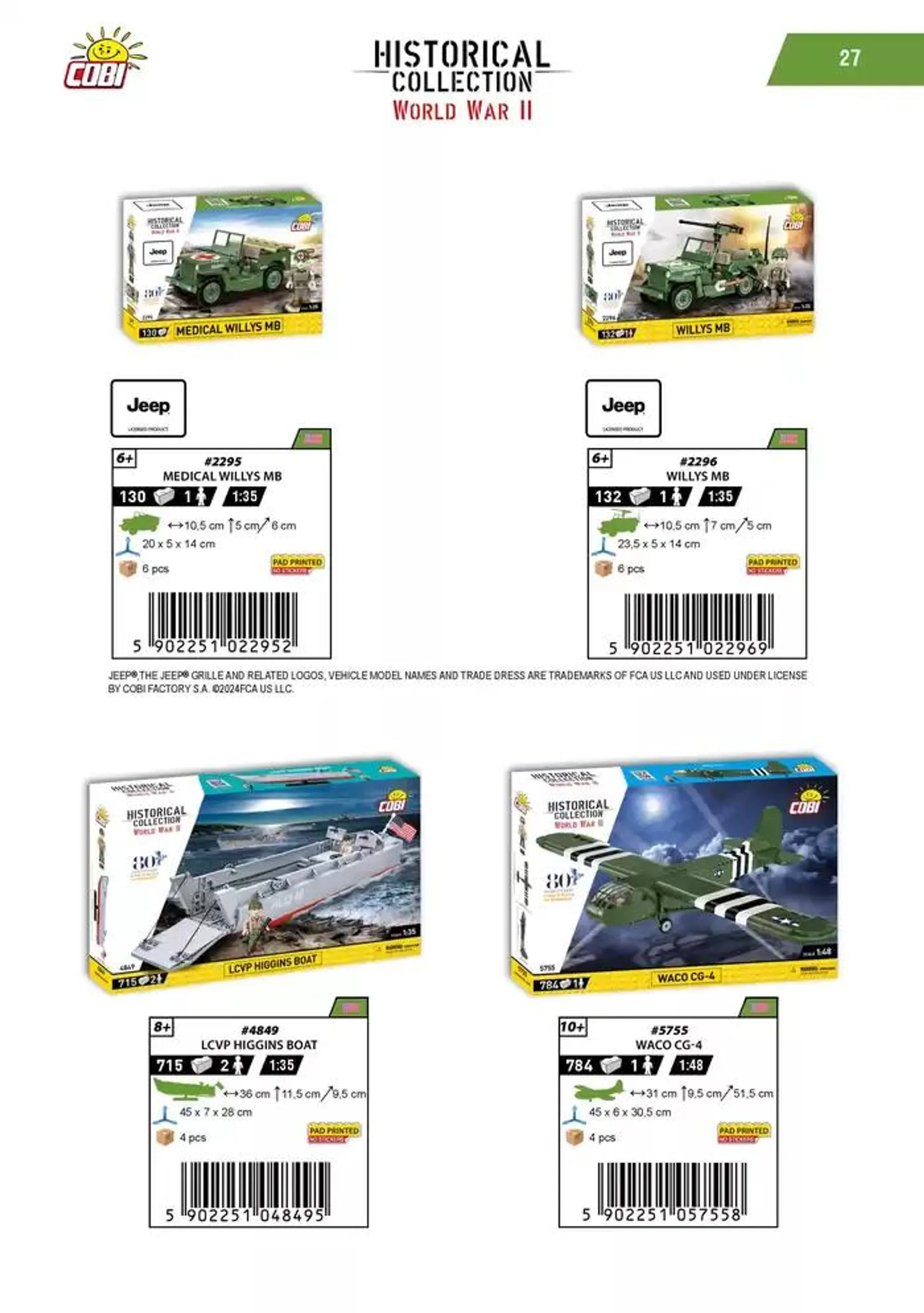 Katalog klocków Cobi 1/2025 - 27