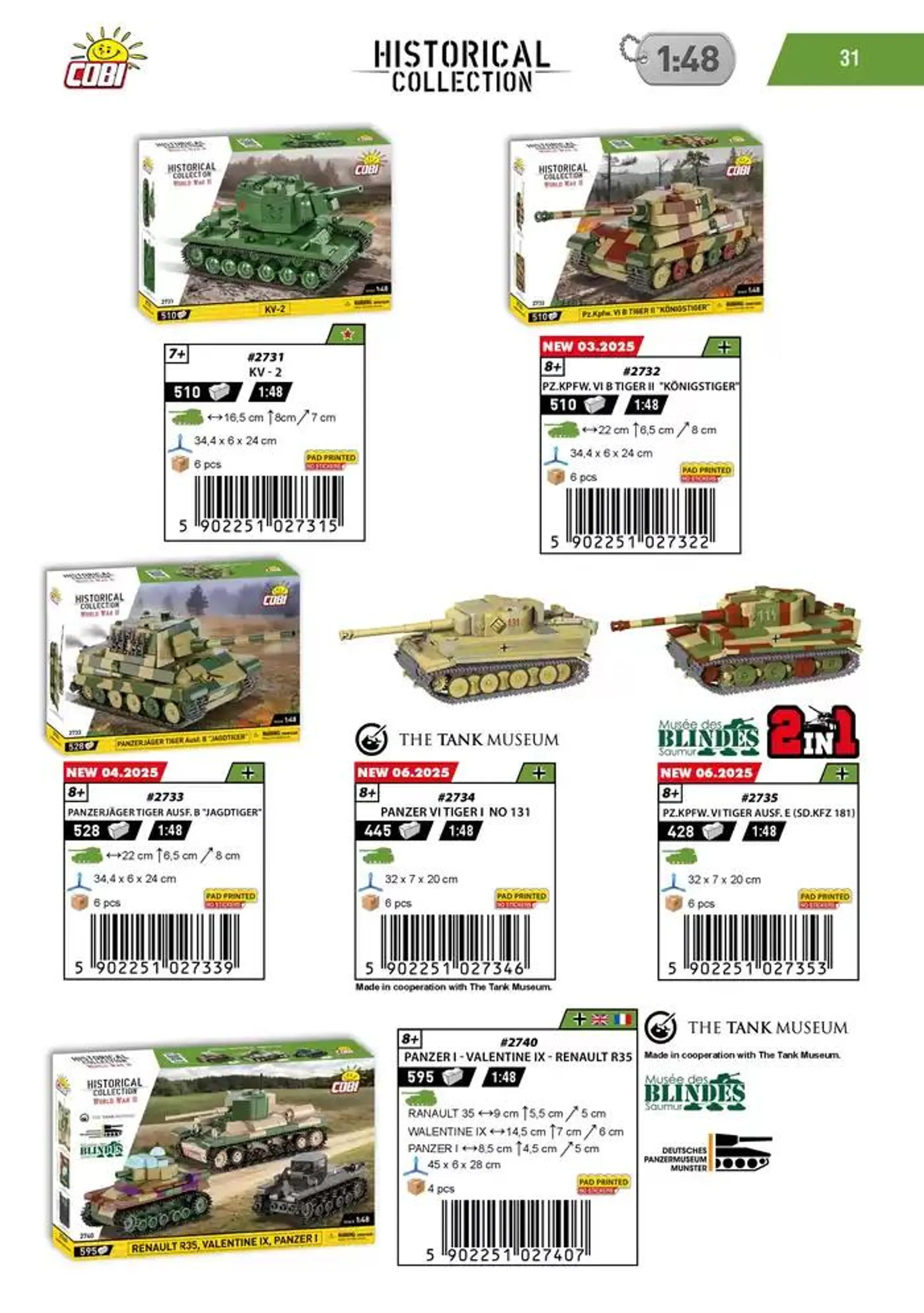 Katalog klocków Cobi 1/2025 - 31