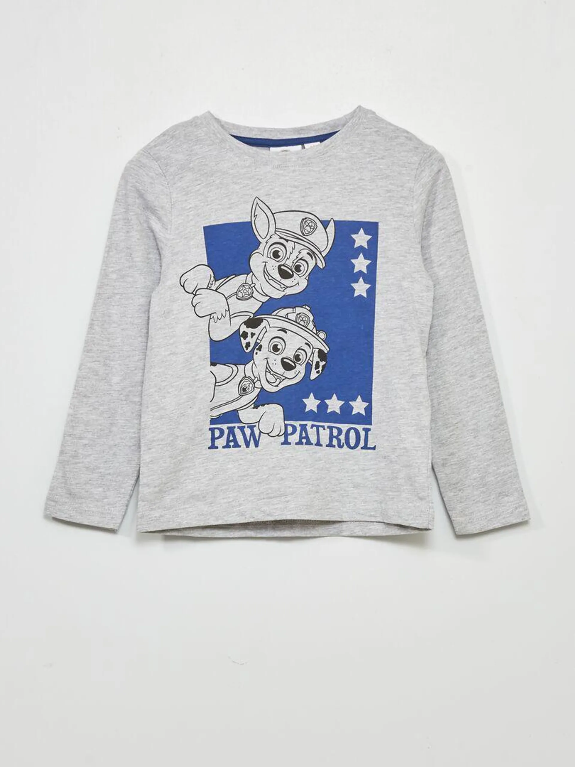 T-shirt 'Pat Patrouille' à col rond - Gris