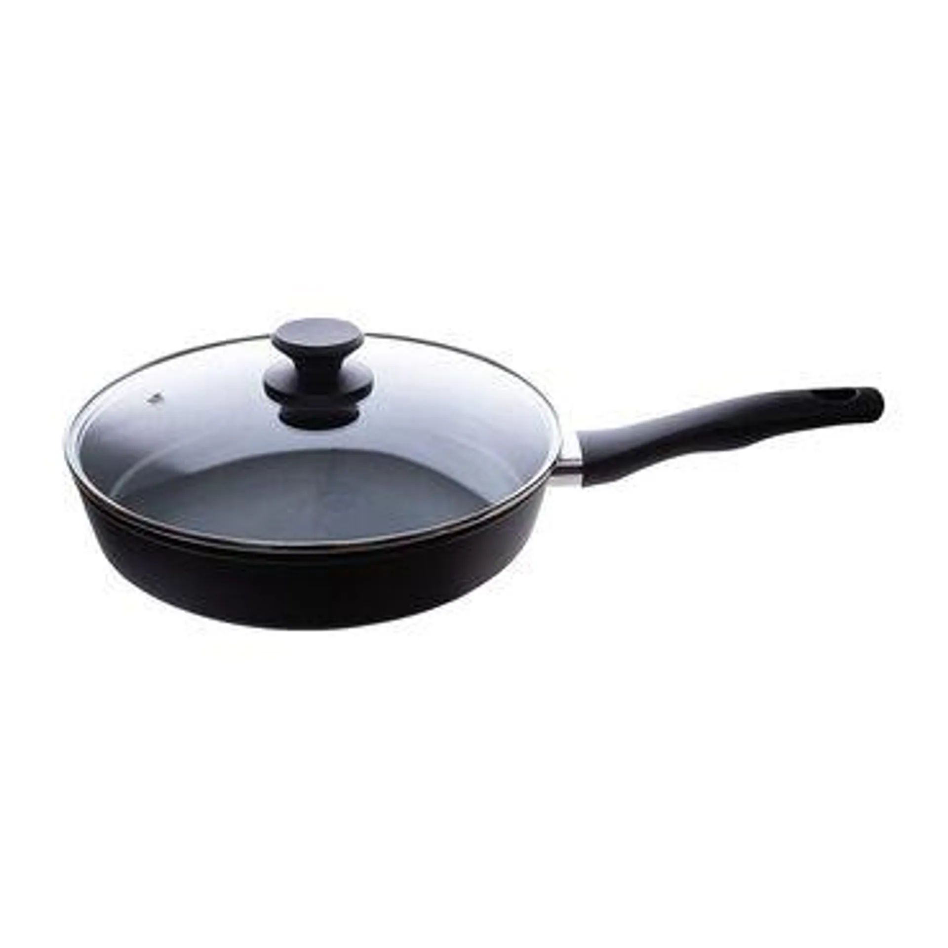 Patelnia aluminiowa MG Home Verden, 28 cm, Non-Stick, z pokrywką