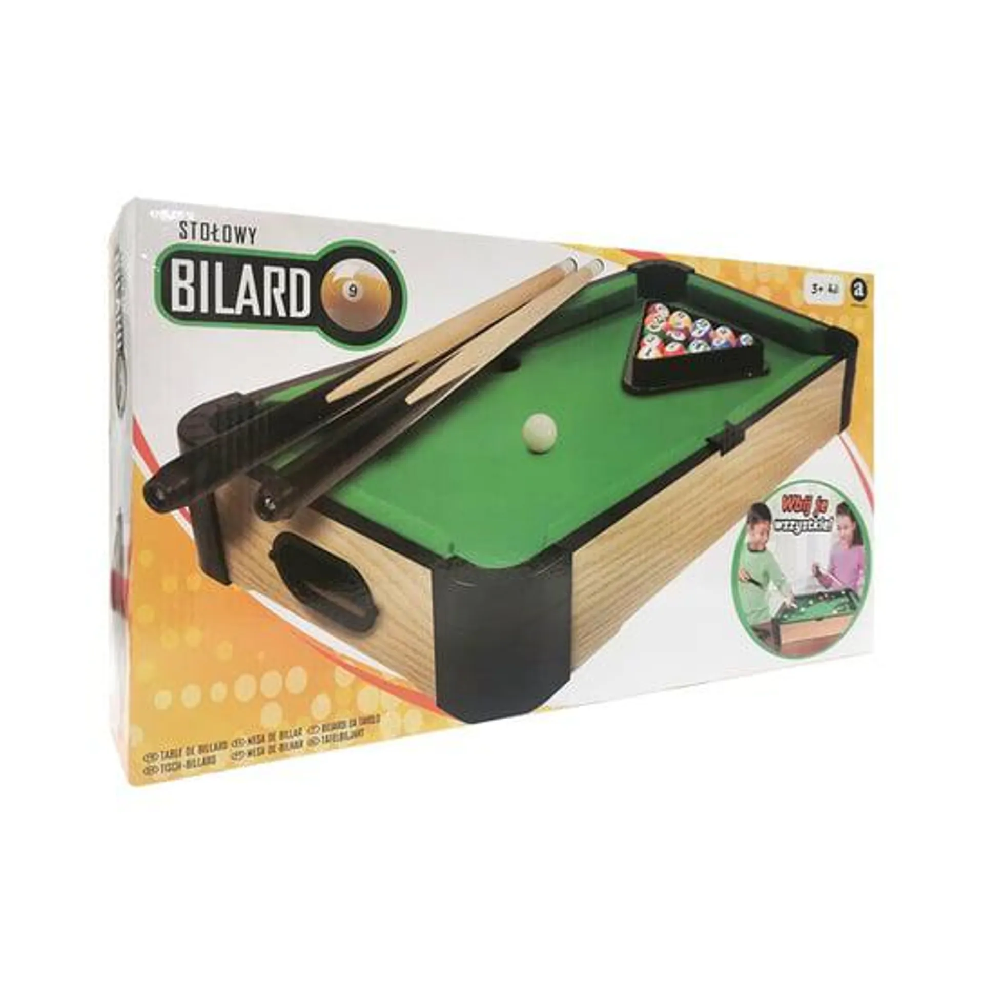 Tabletop Pool, Bilard stołowy, 16" (40cm)