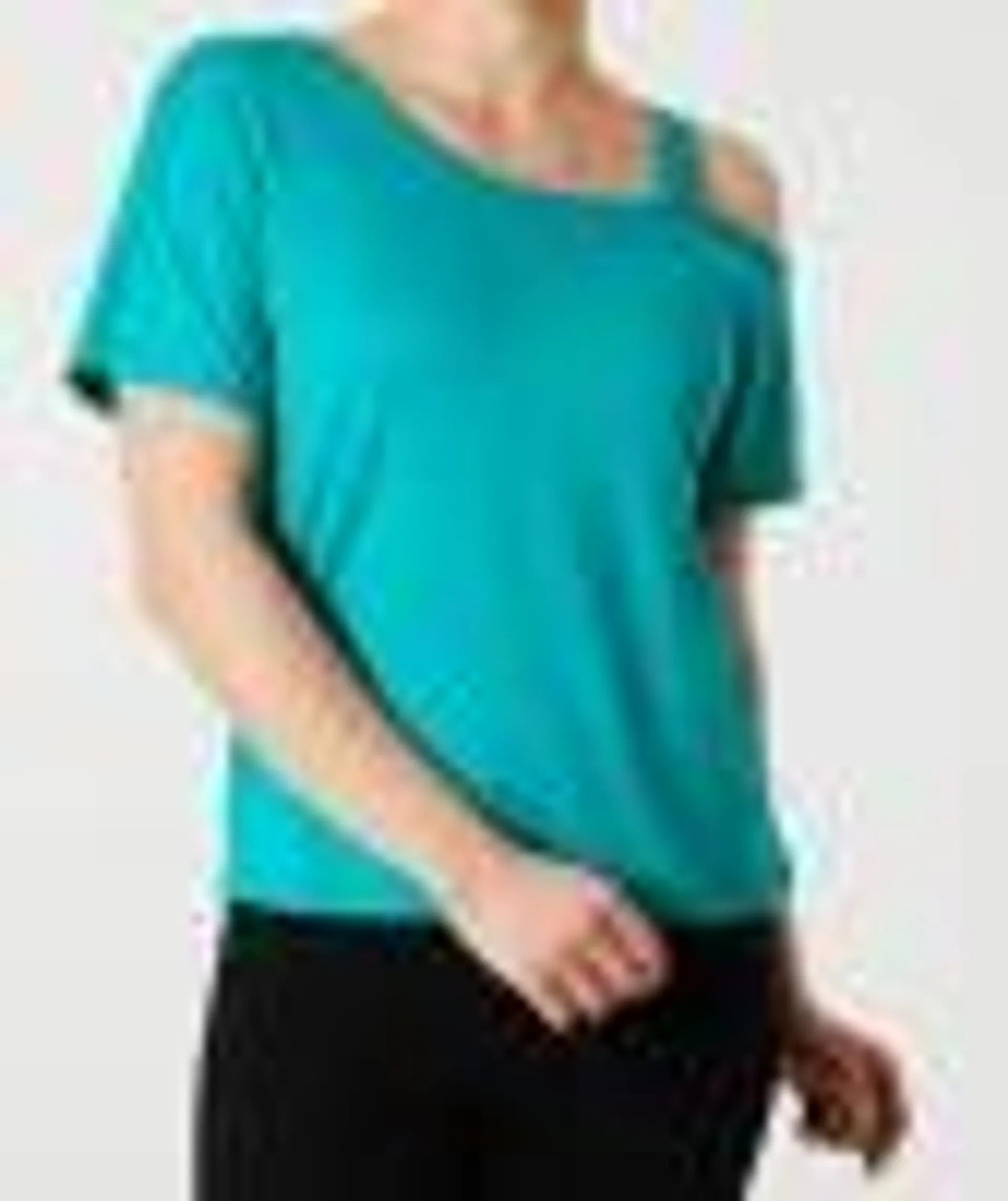 Smaragdgrünes T-Shirt Janina, Stretchanteil