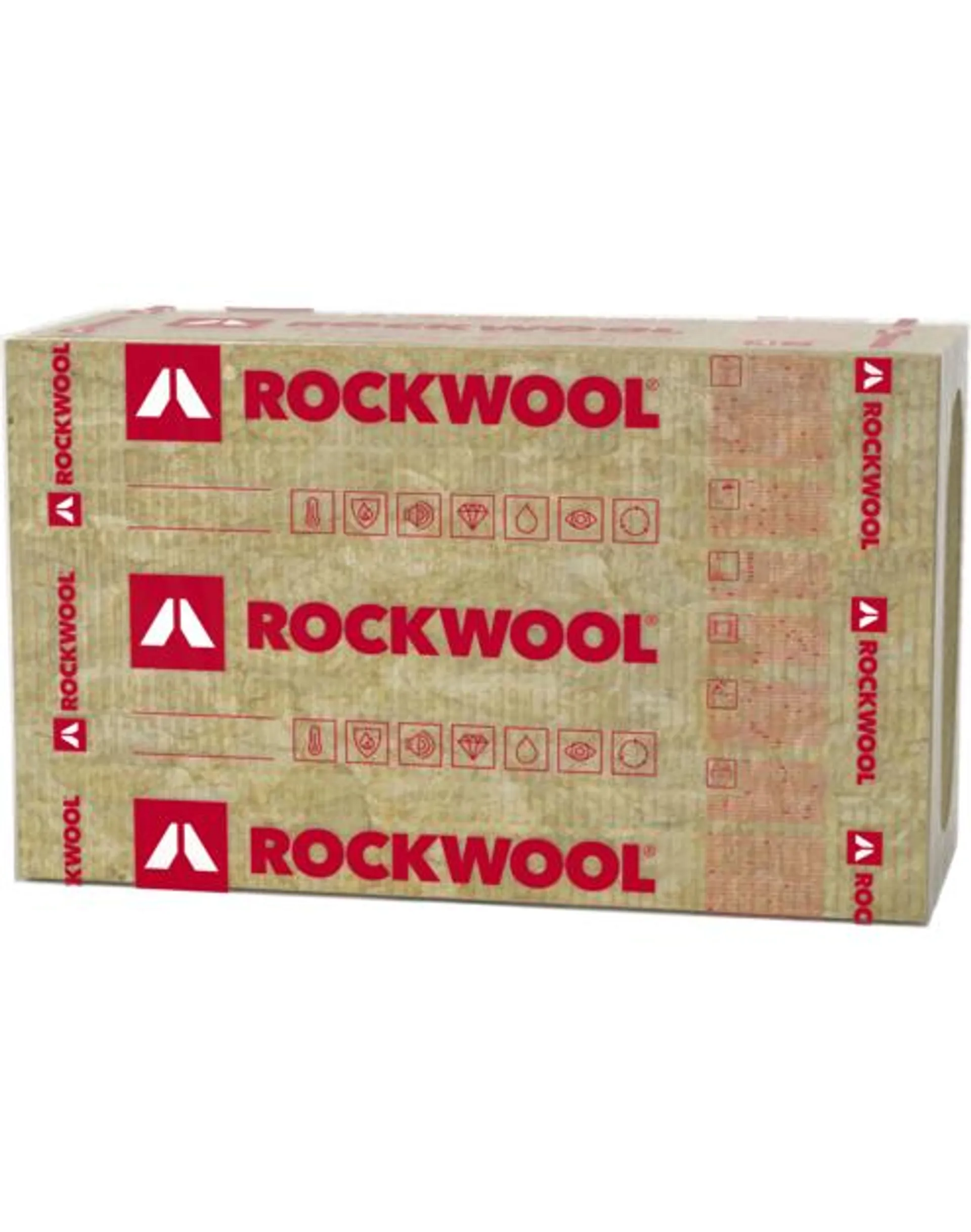 Płyty z wełny sklanej Frontrock S 30x1000x600 mm fasada ROCKWOOL