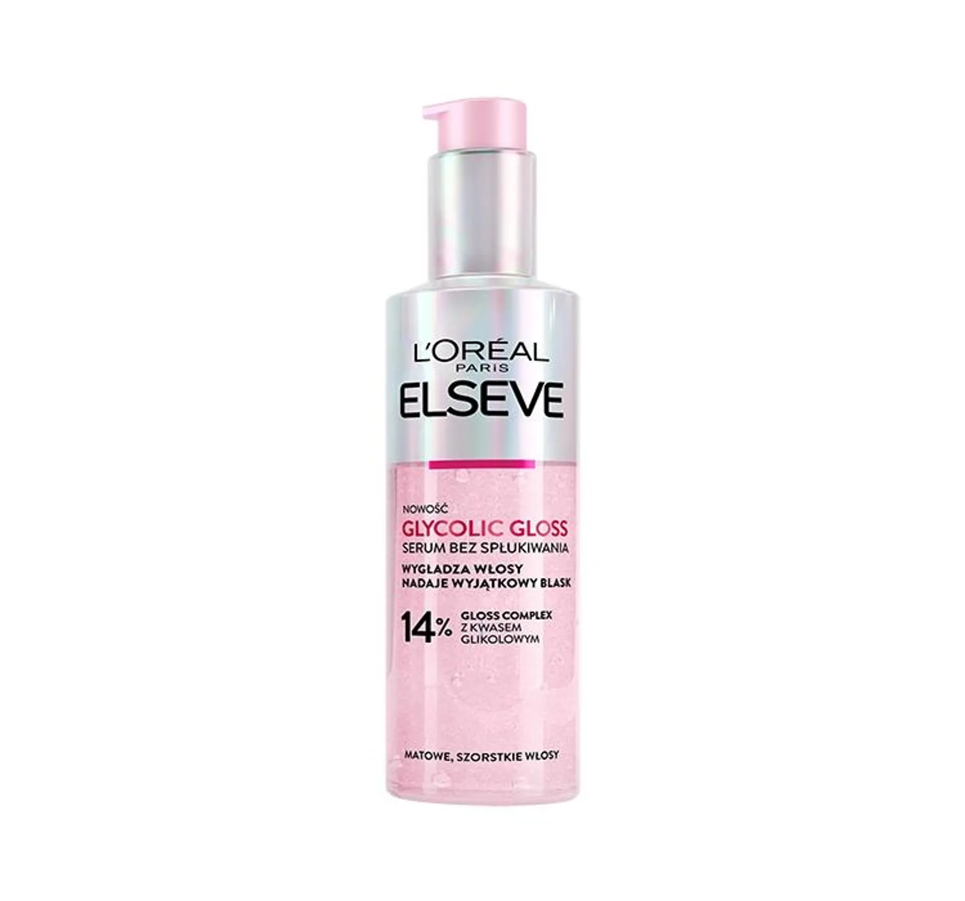 LOREAL ELSEVE GLYCOLIC GLOSS SERUM BEZ SPŁUKIWANIA DO WŁOSÓW MATOWYCH I SZORSTKICH 150ML